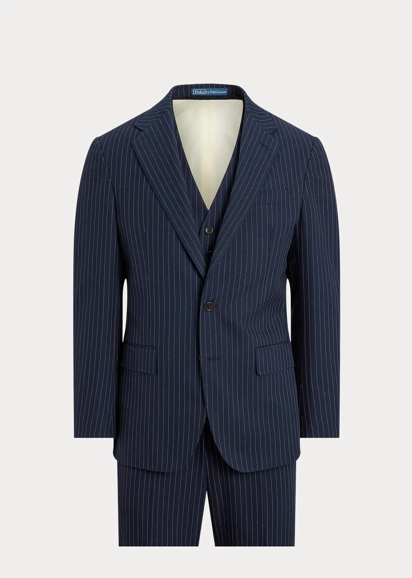 Polo Tailored Pinstripe 3-Piece Suit - 1