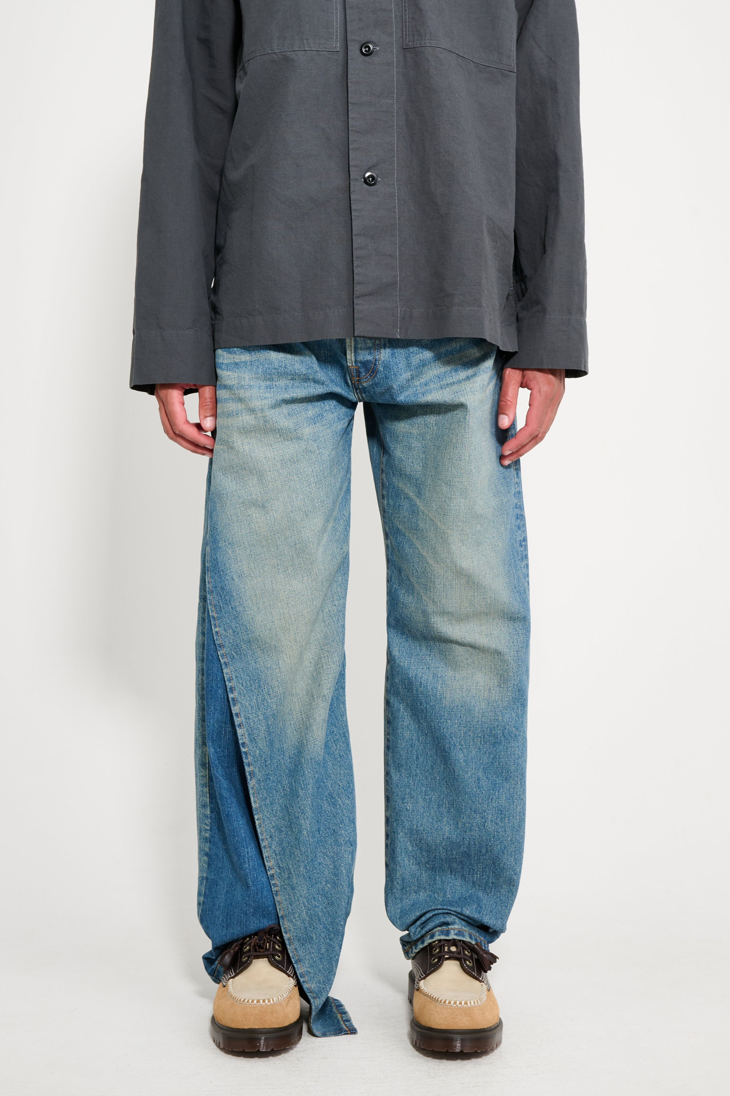 JUNYA WATANABE MAN LEVI'S WRAP CLOSURE JEANS DENIM - 2