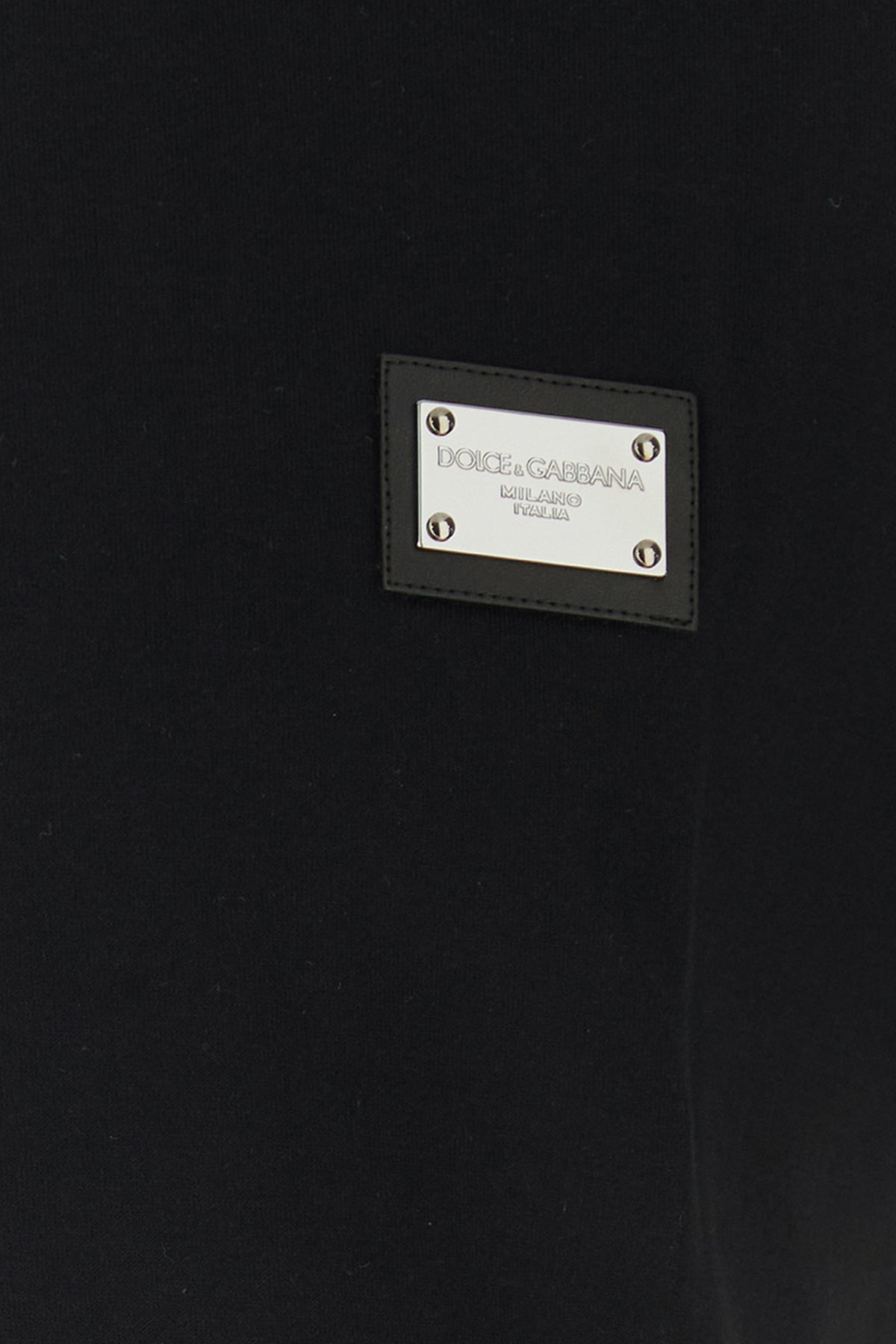 Black cotton t-shirt - 3