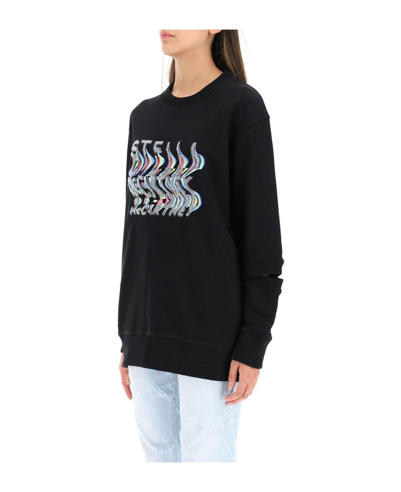 Logo Detailed Oversized Sweatshirt - 4