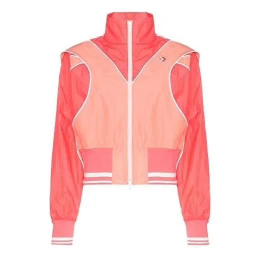 (WMNS) Converse x FENG CHEN WANG Crossover Colorblock Sports Jacket Pink 10017779-A01 - 1