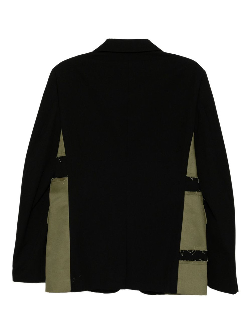Comme Des Garçons patch-work blazer outlook