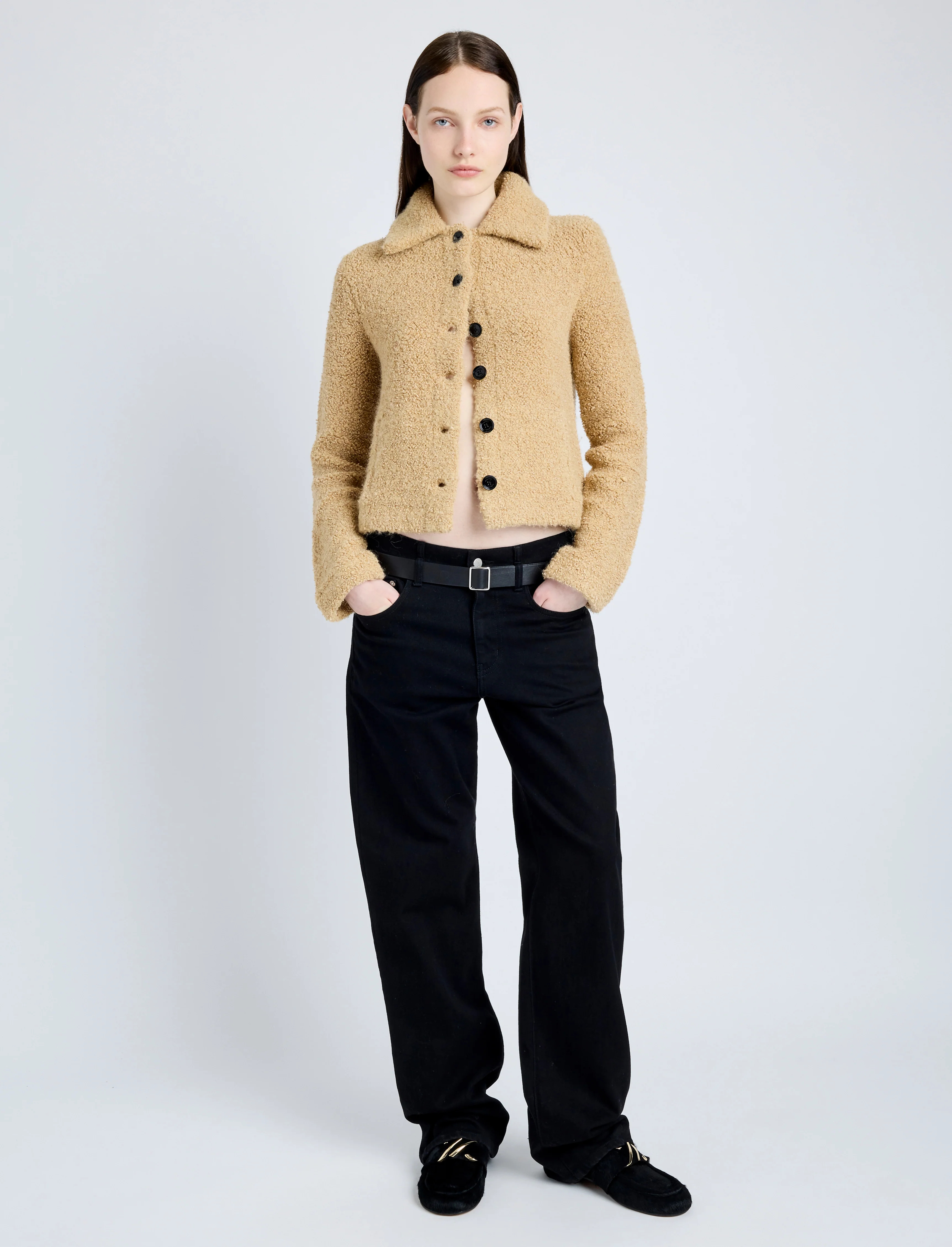 Sylvie Jacket in Loop Boucle Knit - 3
