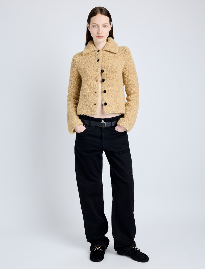Proenza Schouler Sylvie Jacket in Loop Boucle Knit outlook
