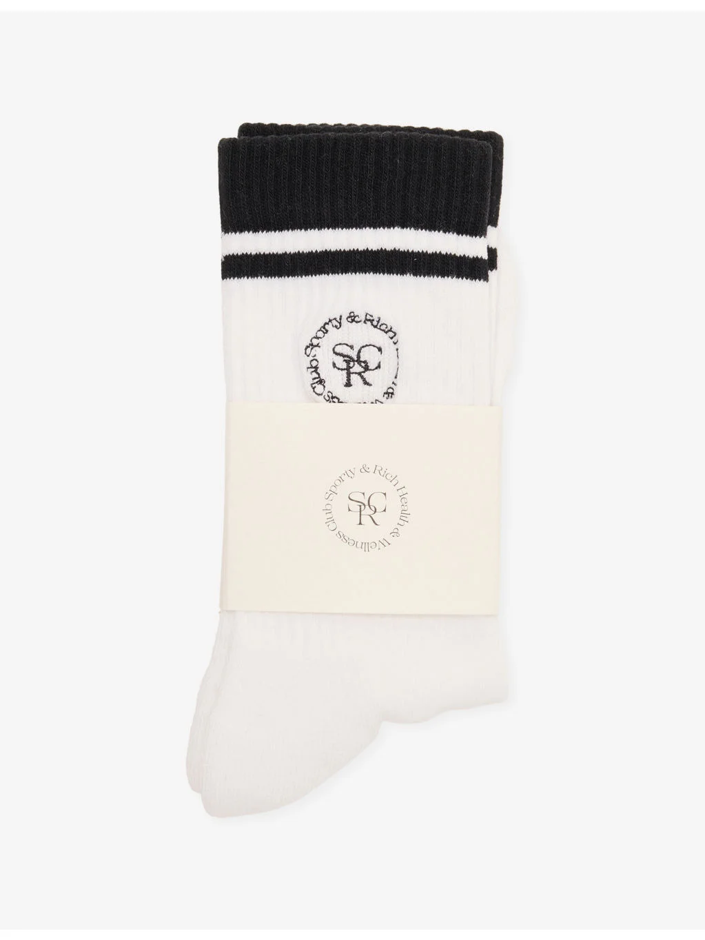 Brand-Embroidered Cotton-Blend Socks - 1