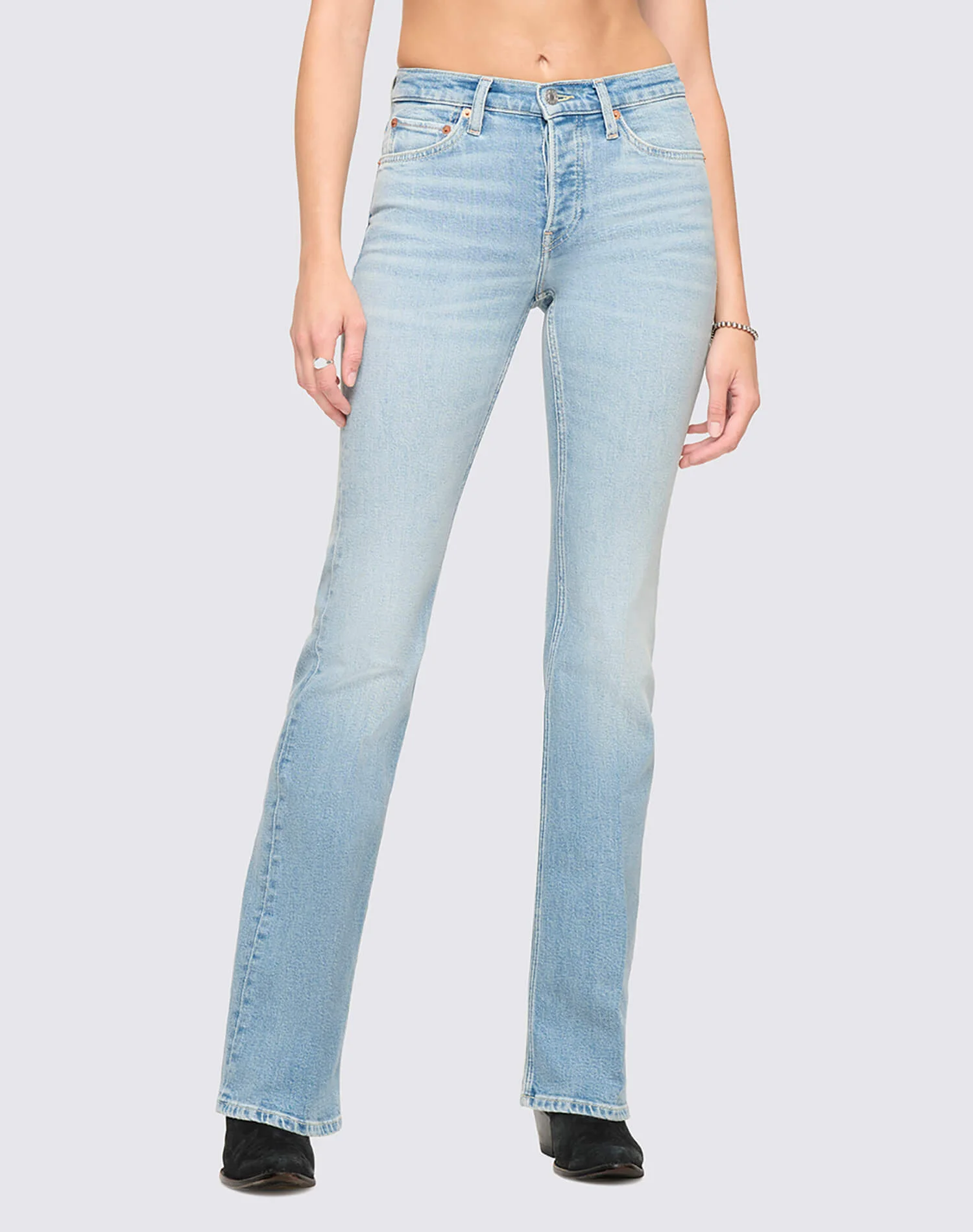 Comfort Stretch 70s Bootcut - Opal Indigo - 1