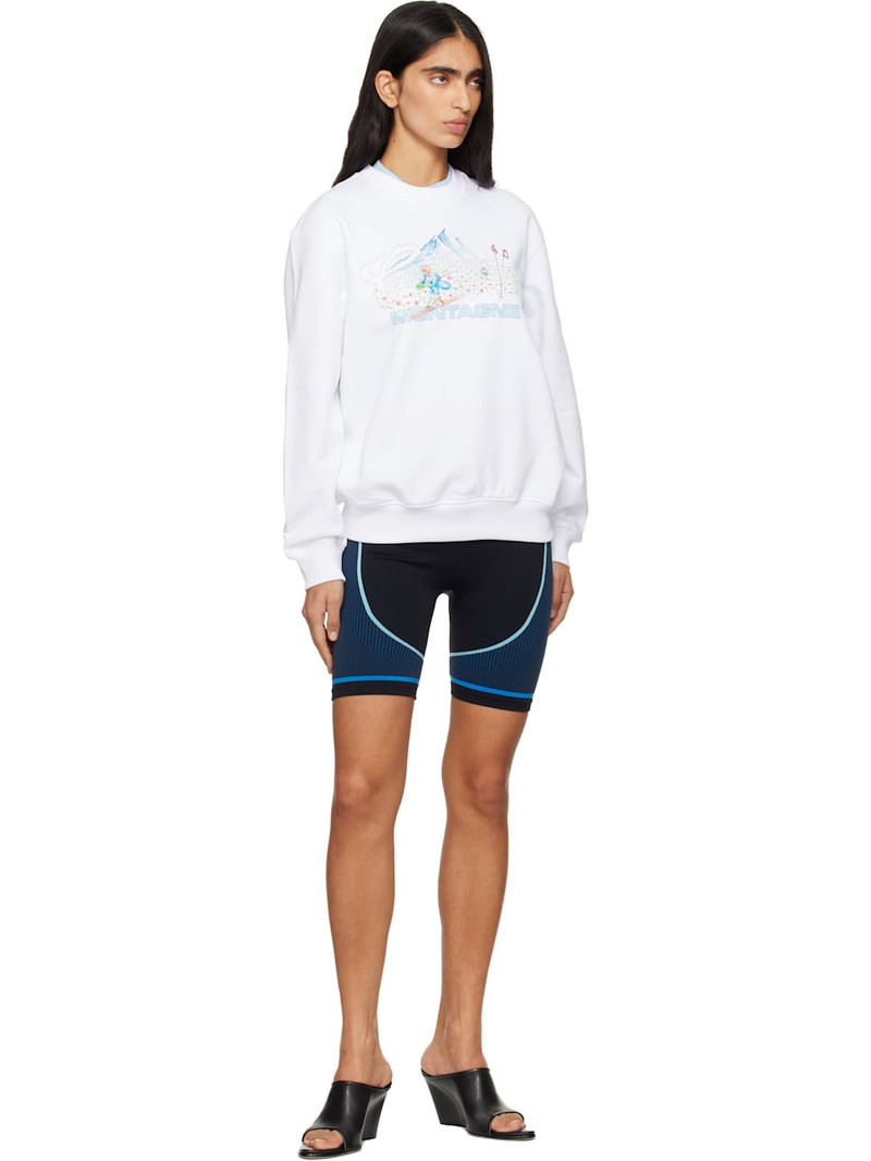 CASABLANCA White Ski Sweatshirt outlook