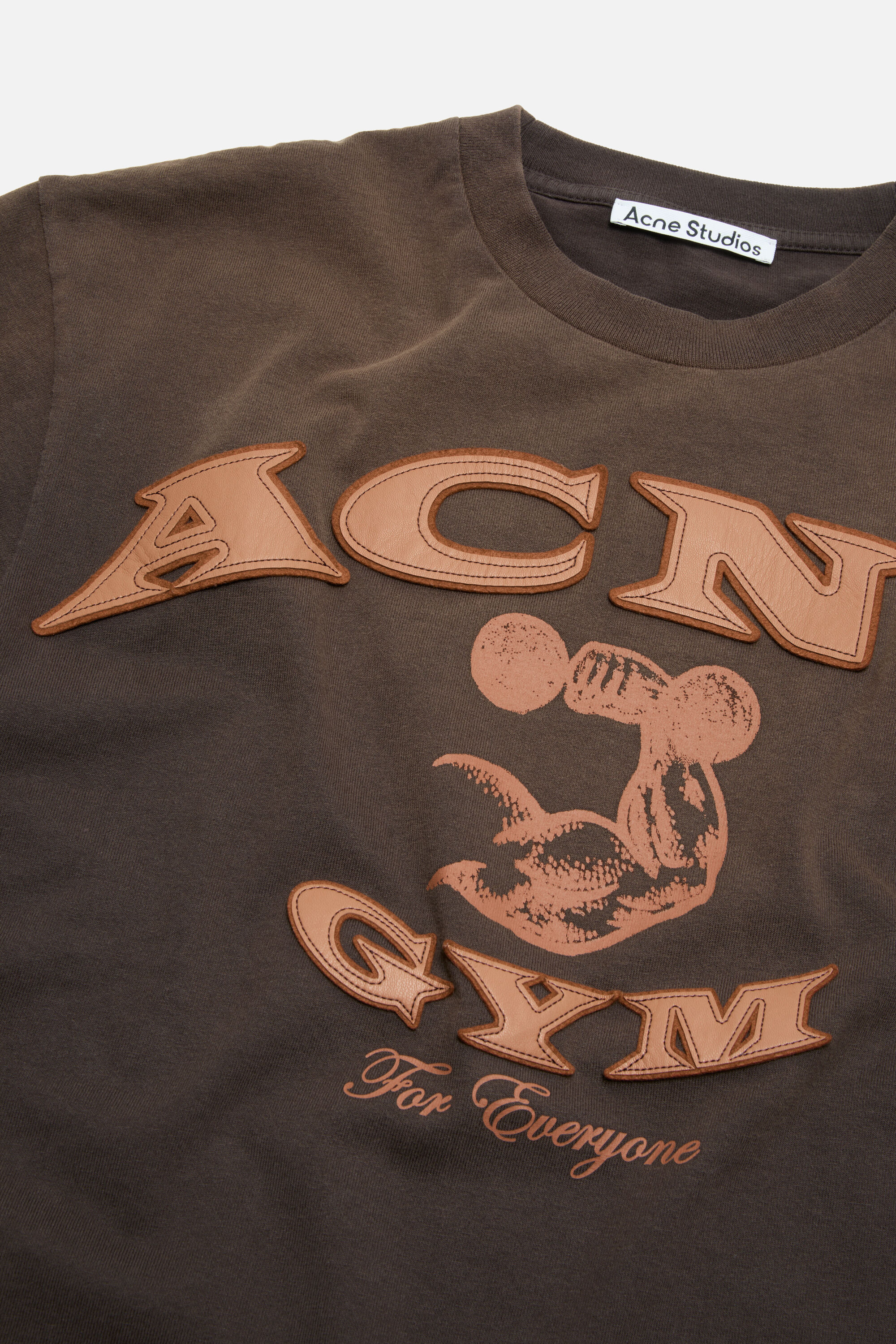 Logo t-shirt - Dark brown - 5