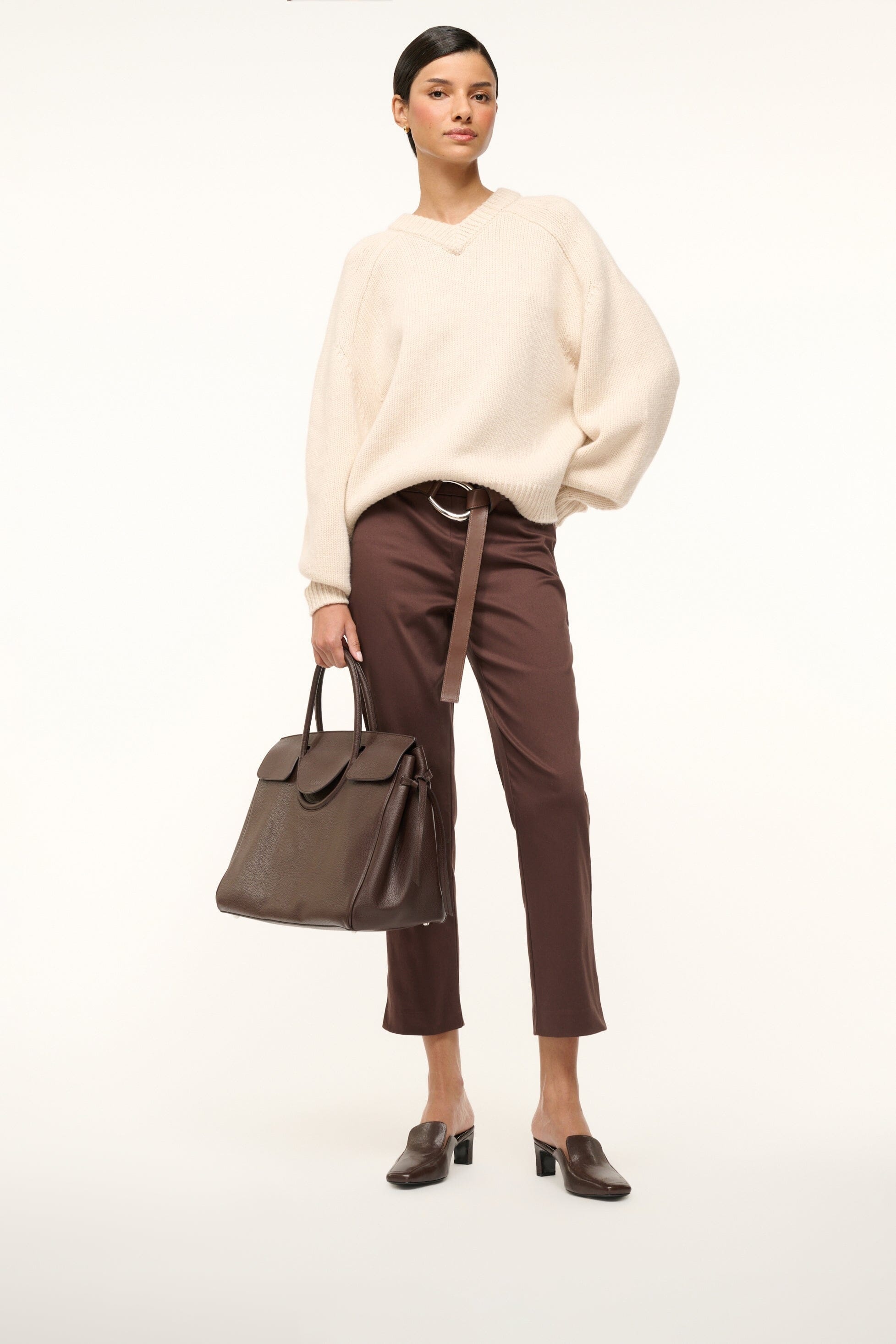 STAUD LEE LOAFER MULE ESPRESSO - 4