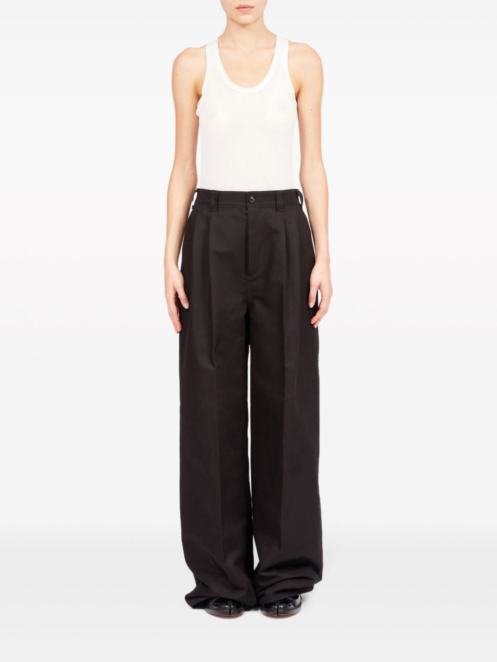 wide-leg tailored trousers - 2