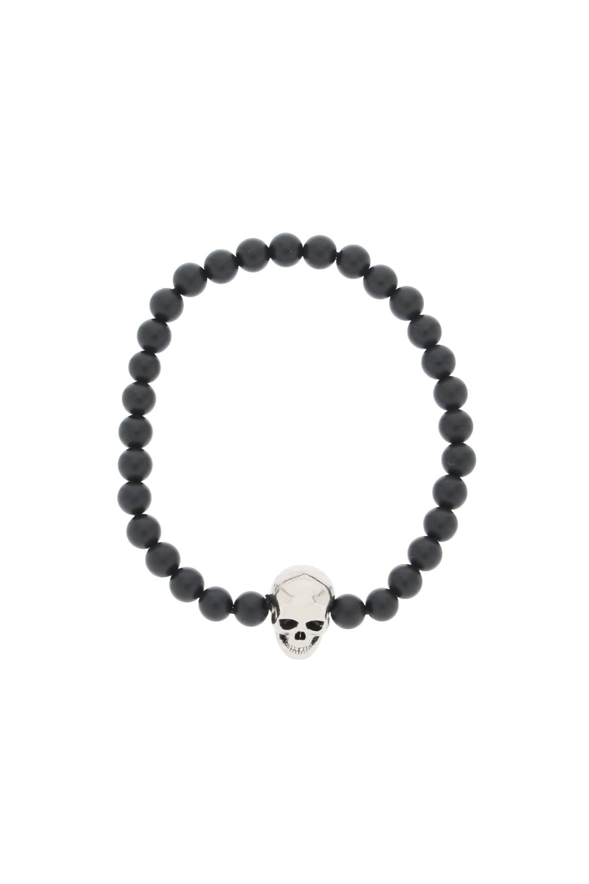 Skull Bracelet With Pearls - 1