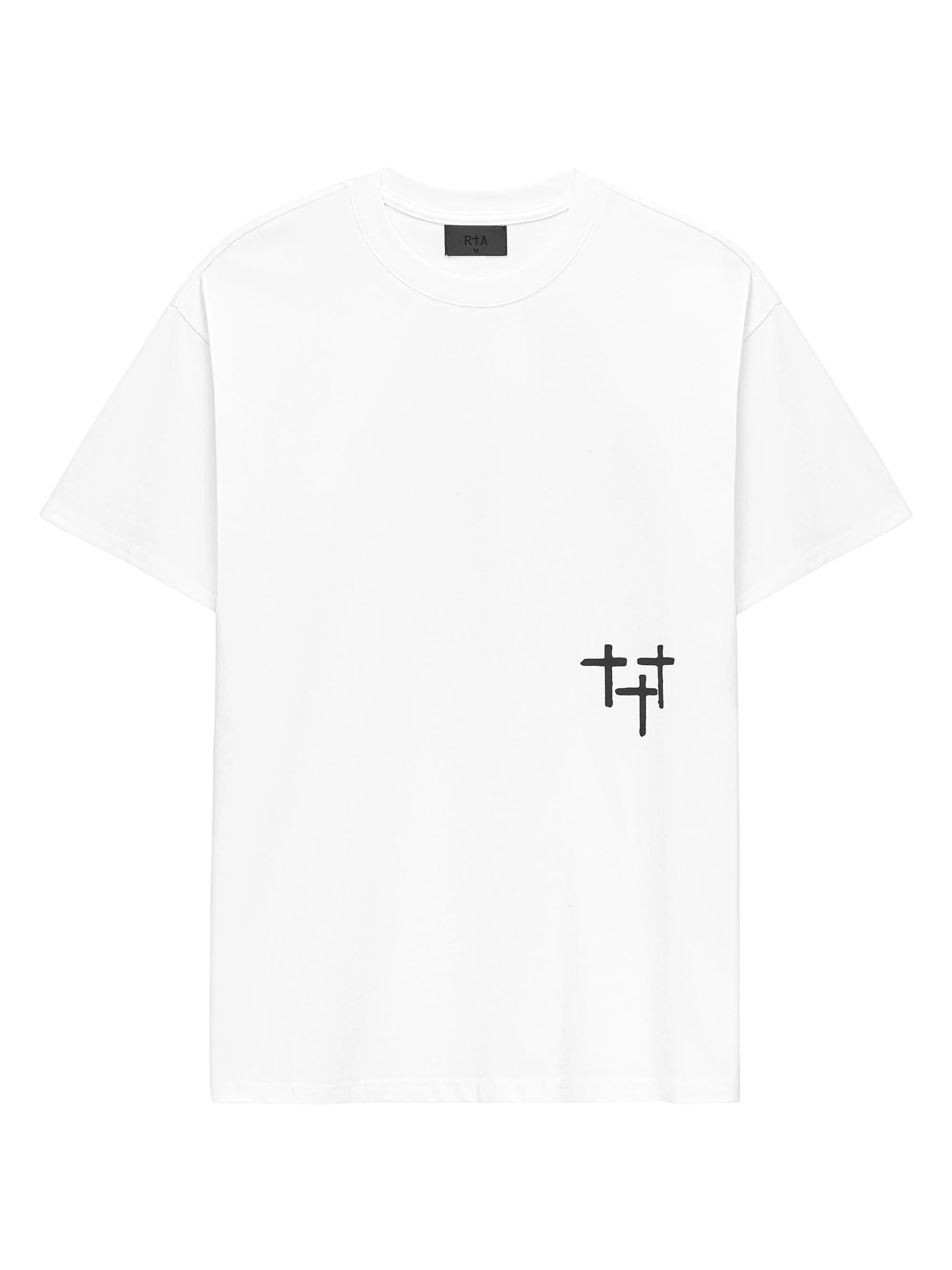 Men's Exodus Colin Oversized T-Shirt - White Smoky Stars - 1