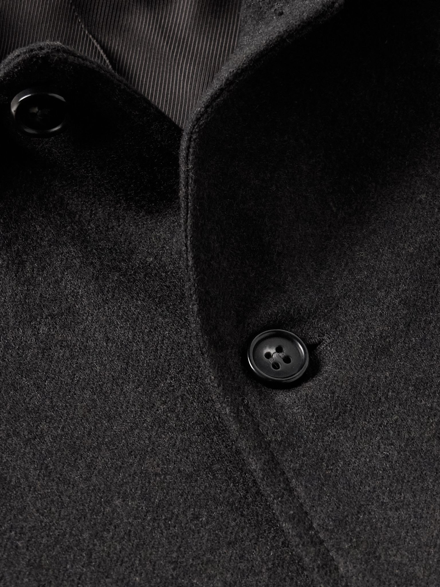 Jamie Recycled Wool-Blend Overshirt Gray - 4