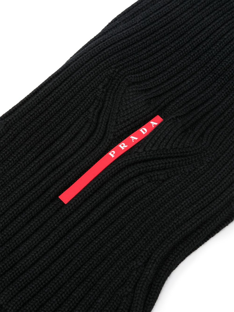 Prada Linea Rossa wool balaclava outlook
