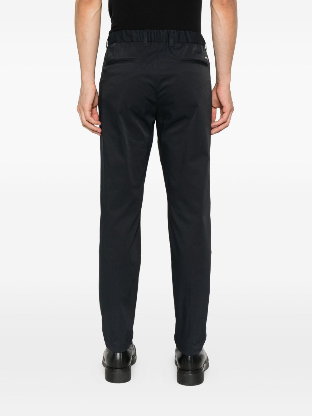 pleated drawstring trousers - 4