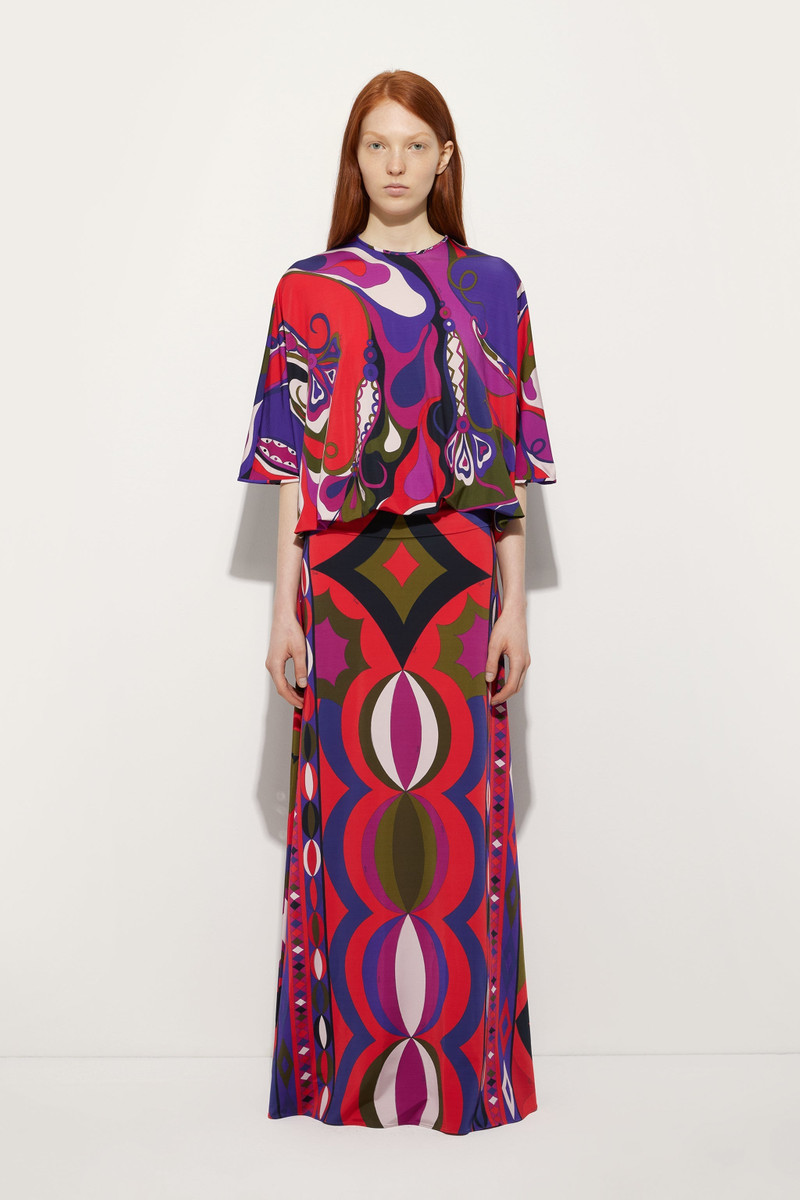 PUCCI COLLANE PRINT LONG SKIRT outlook