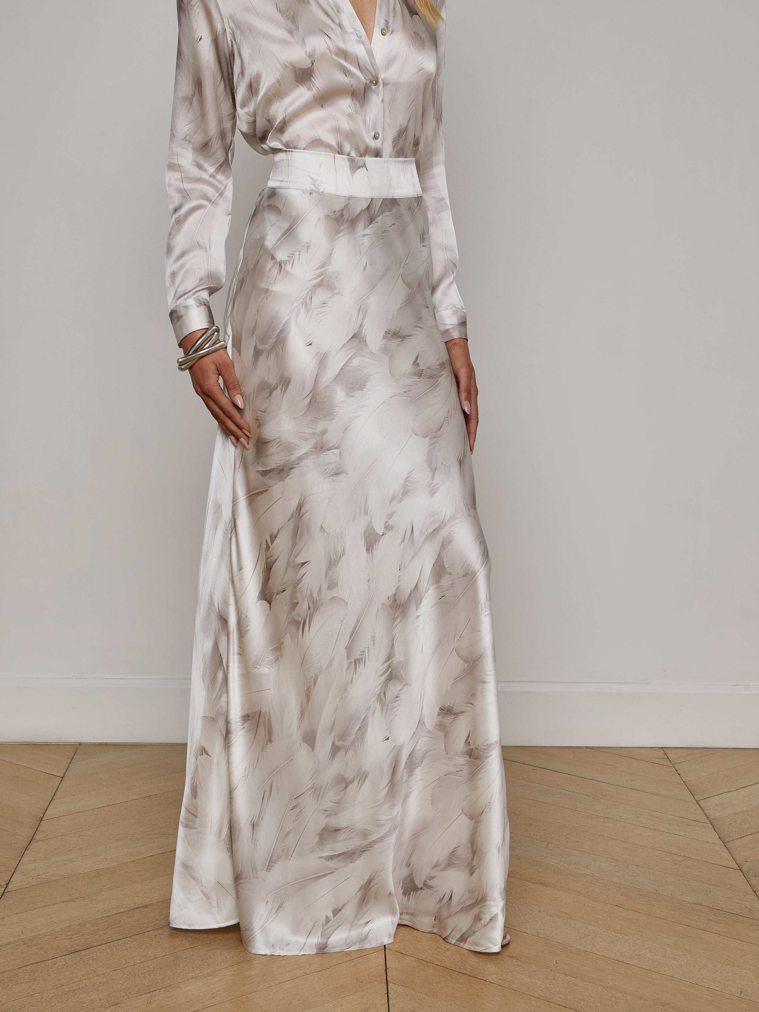 Ryker Silk Maxi Skirt - 3