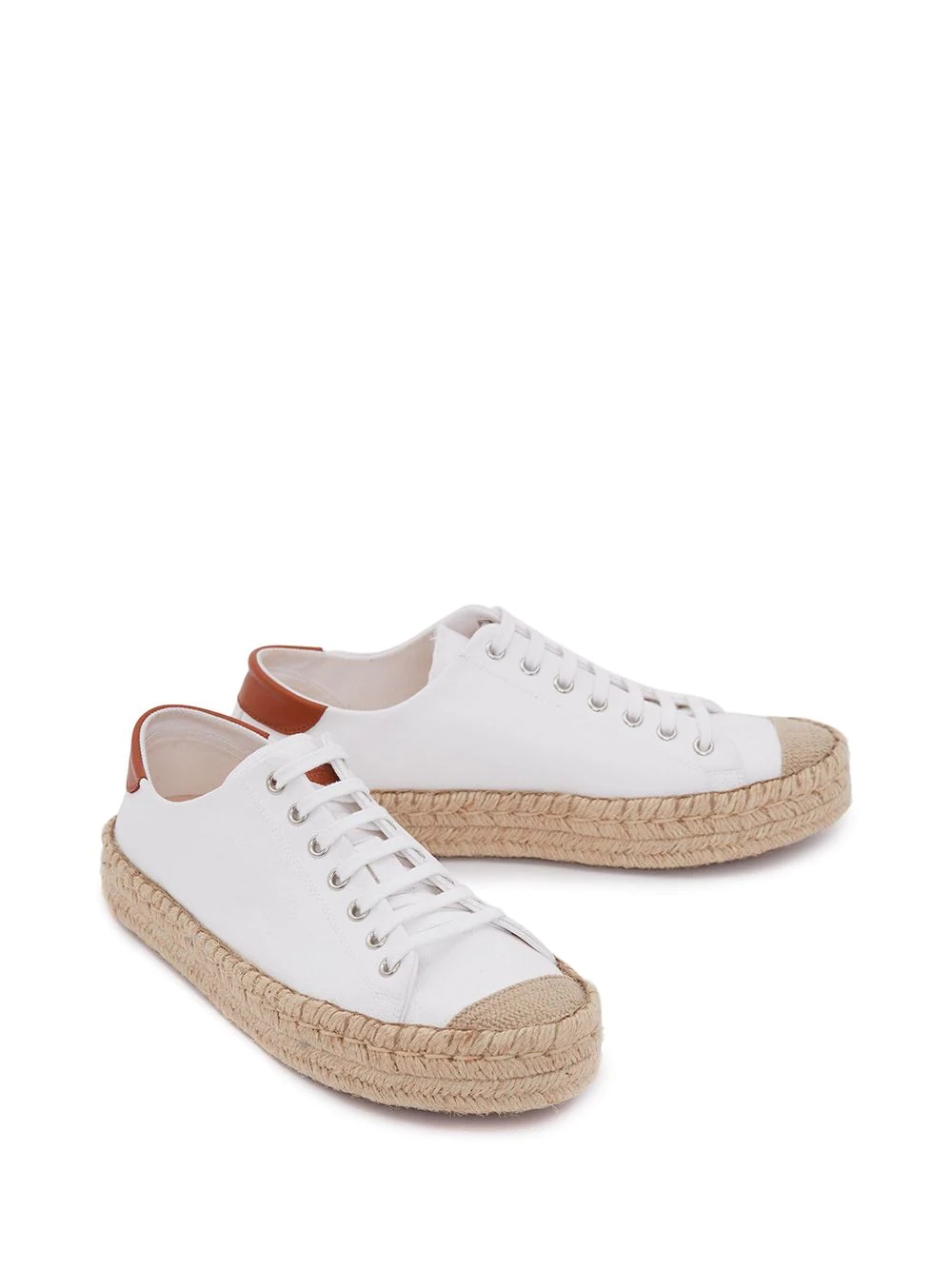 lace-up espadrille sneakers - 2