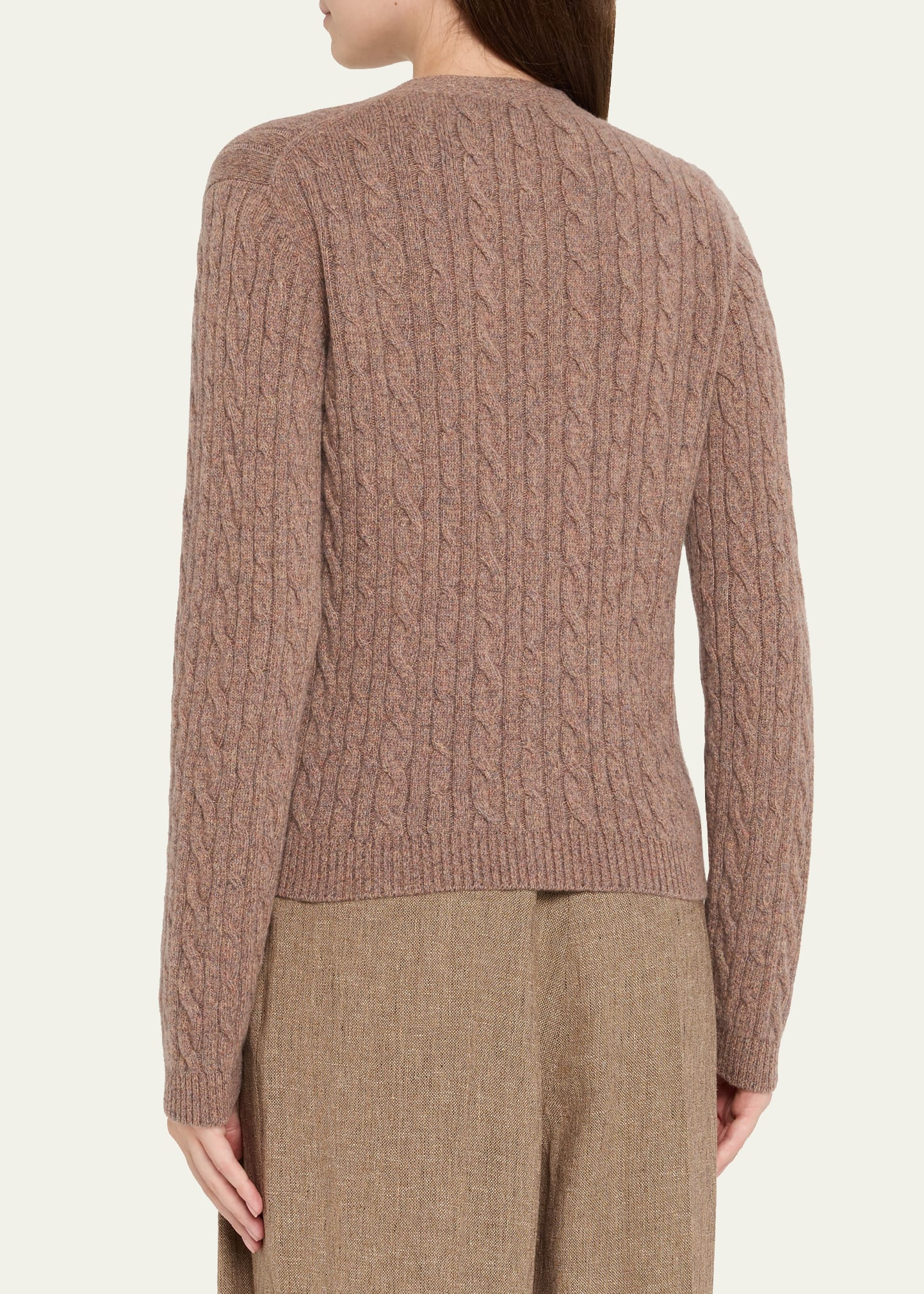 Baby Cashmere Cable Knit Cardigan - 3