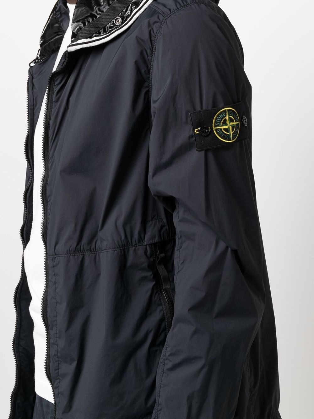 Compass logo-patch padded jacket - 5