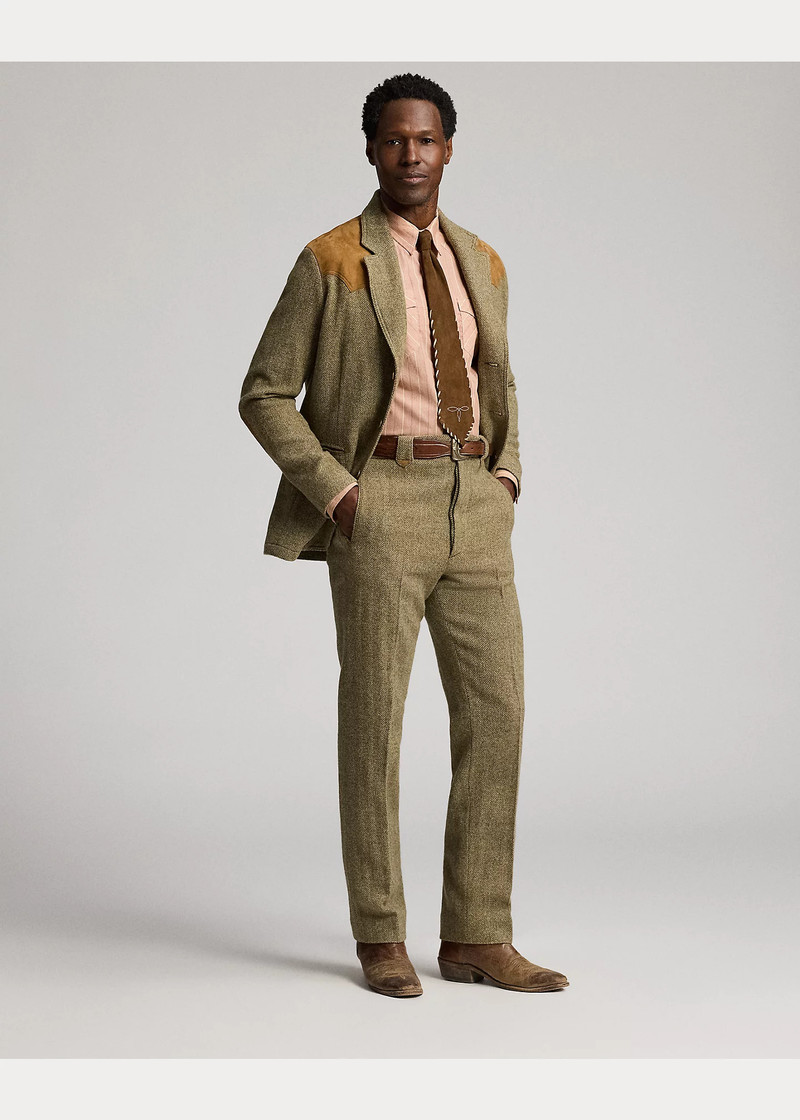 Slim Fit Stripe-Print Western Shirt 3