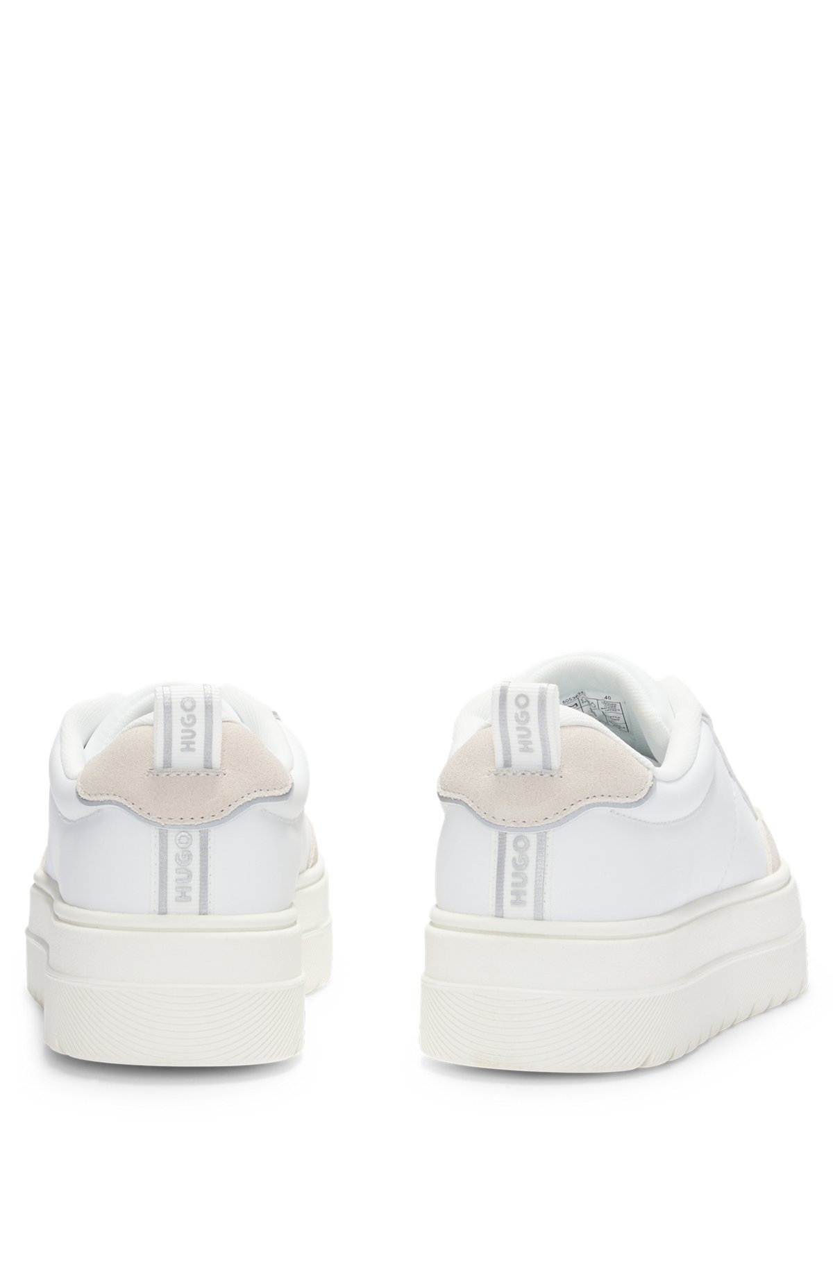 PLATFORM TRAINERS WITH SUEDE TRIMS - 6