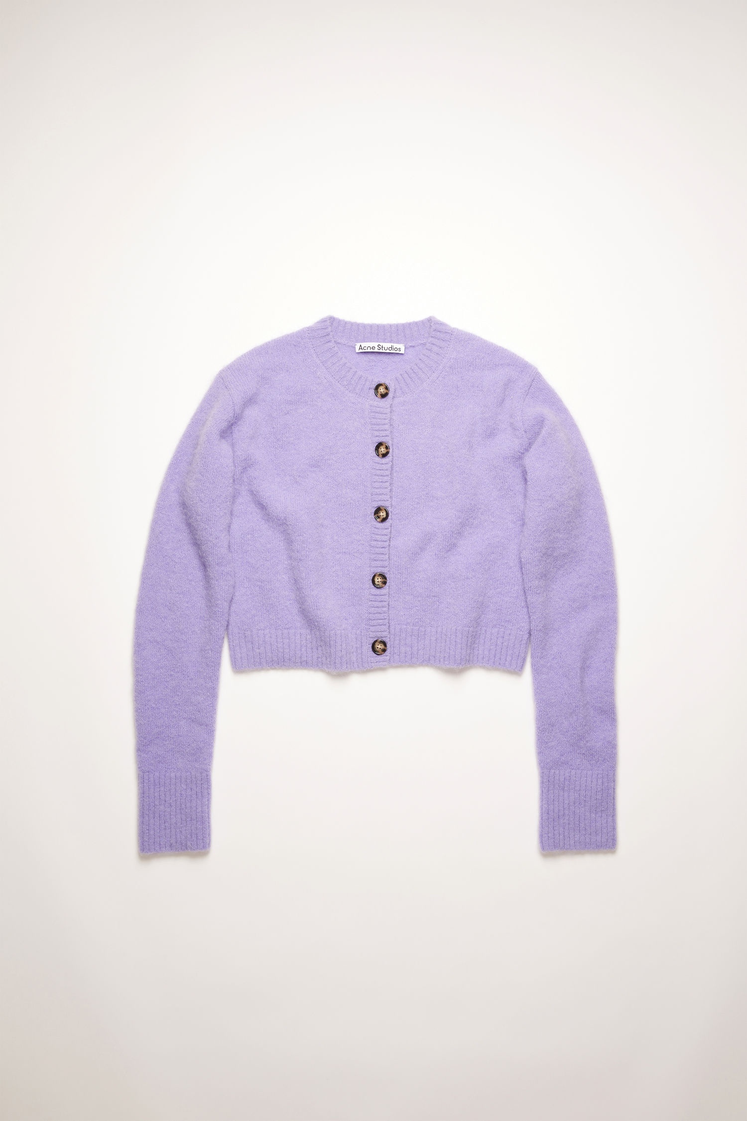 Cropped cardigan light purple - 1