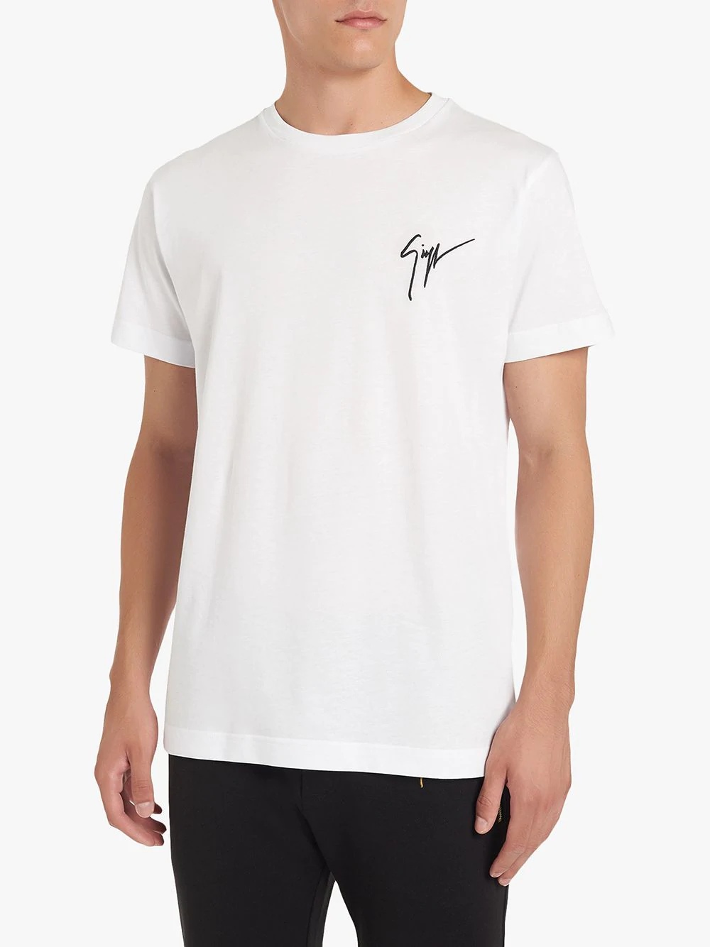 logo embroidered T-shirt - 3