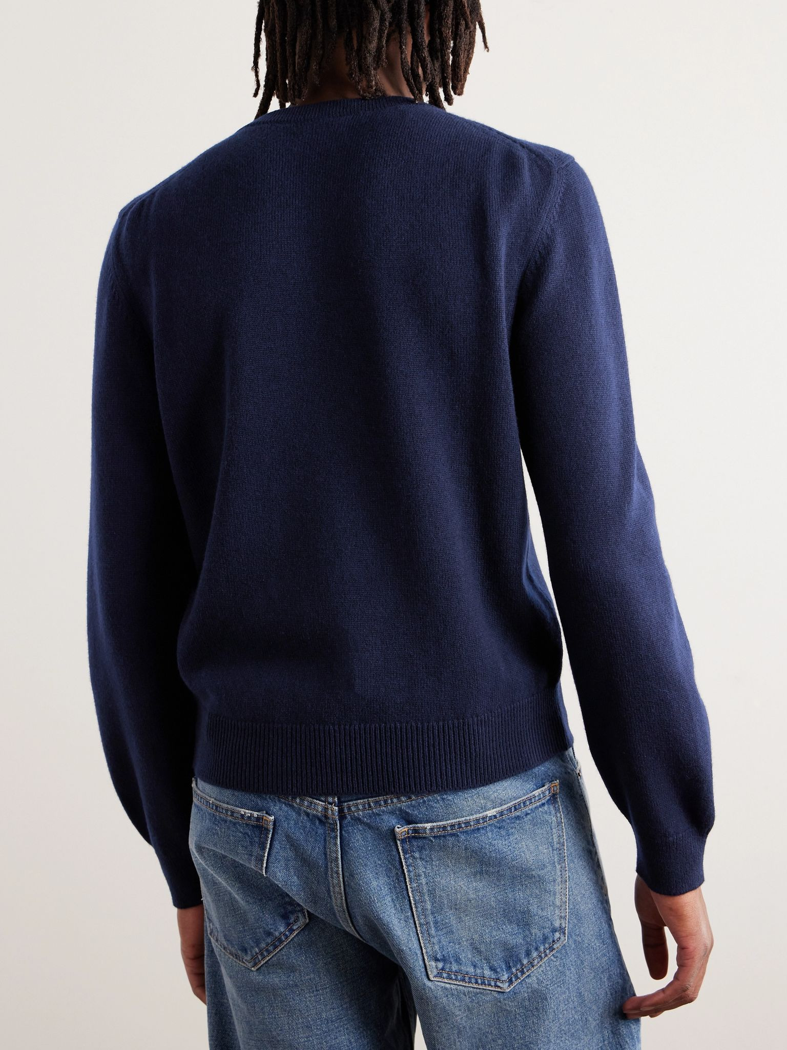 Cashmere Sweater Navy - 4