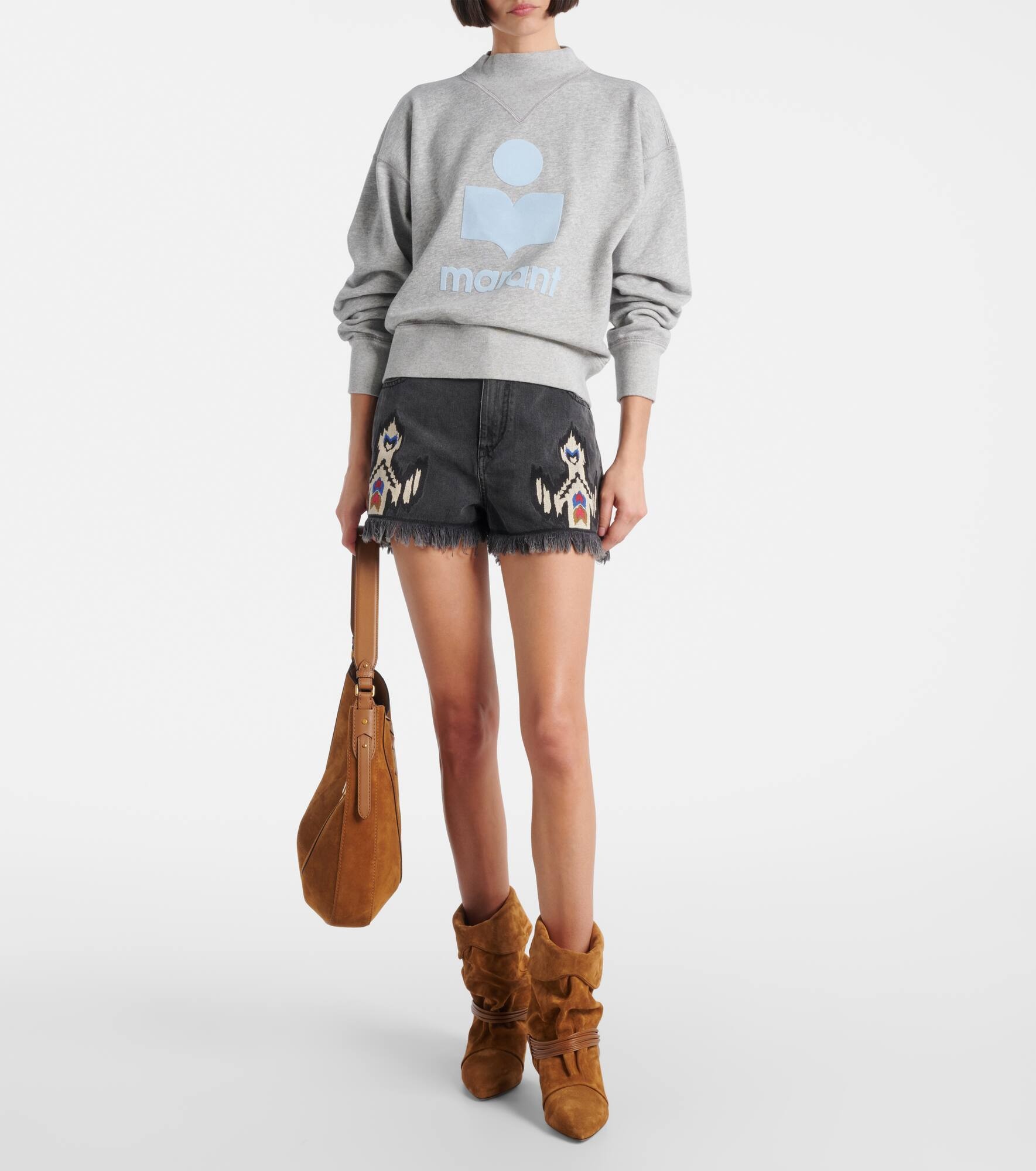 Moby cotton-blend jersey sweatshirt - 2