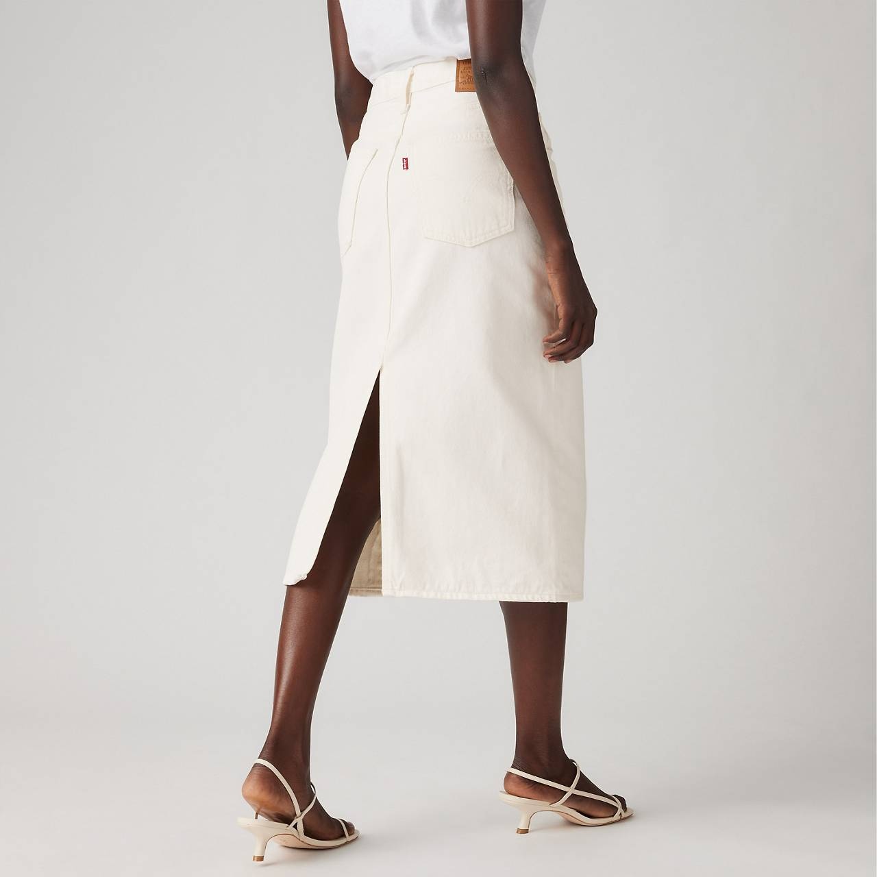 HIGH RISE SLIT SKIRT - 3