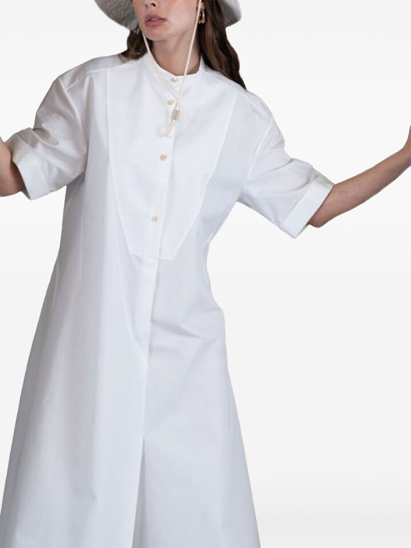 cotton midi shirt dress 3