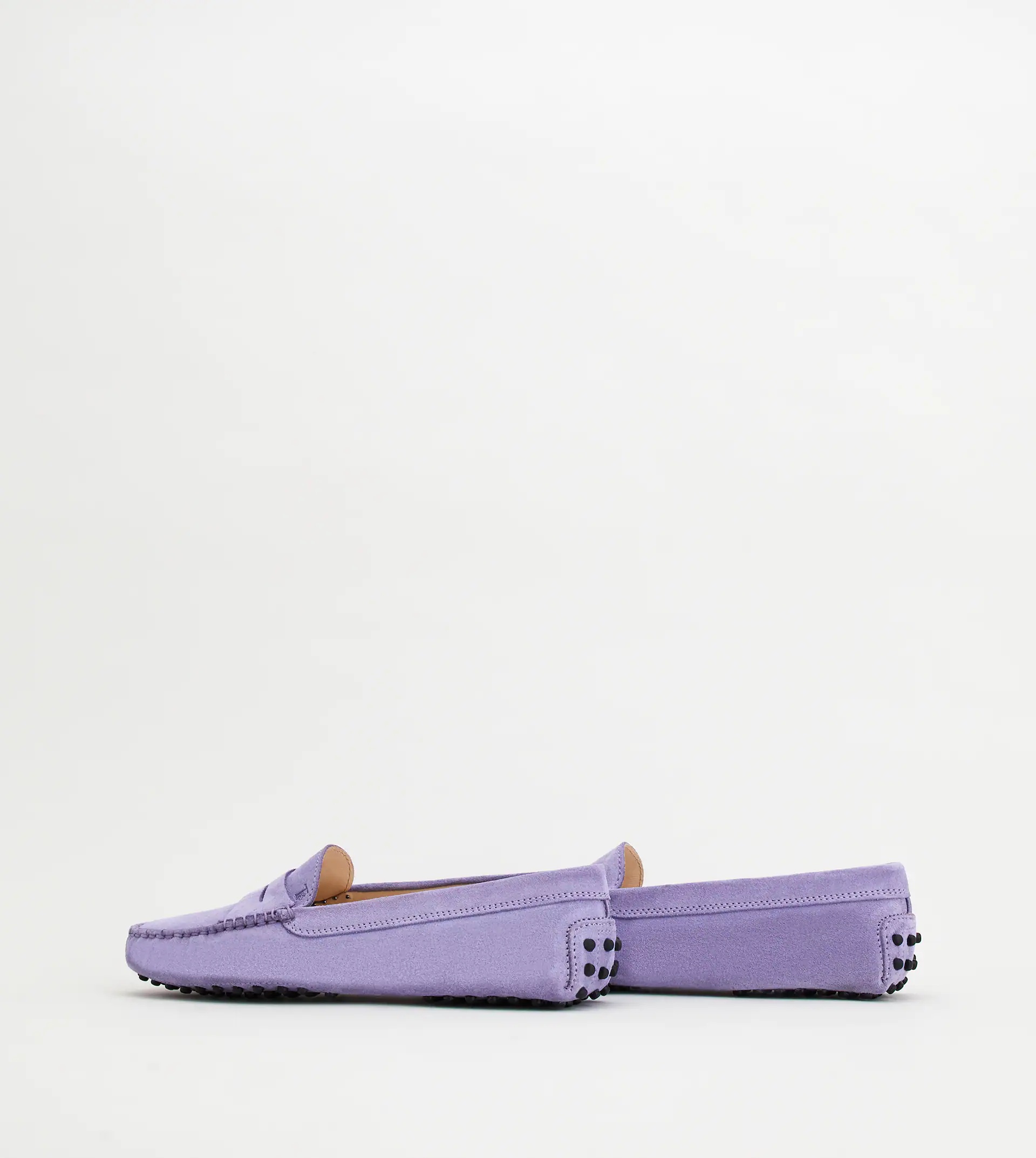 GOMMINO DRIVING SHOES IN SUEDE - VIOLET - 4