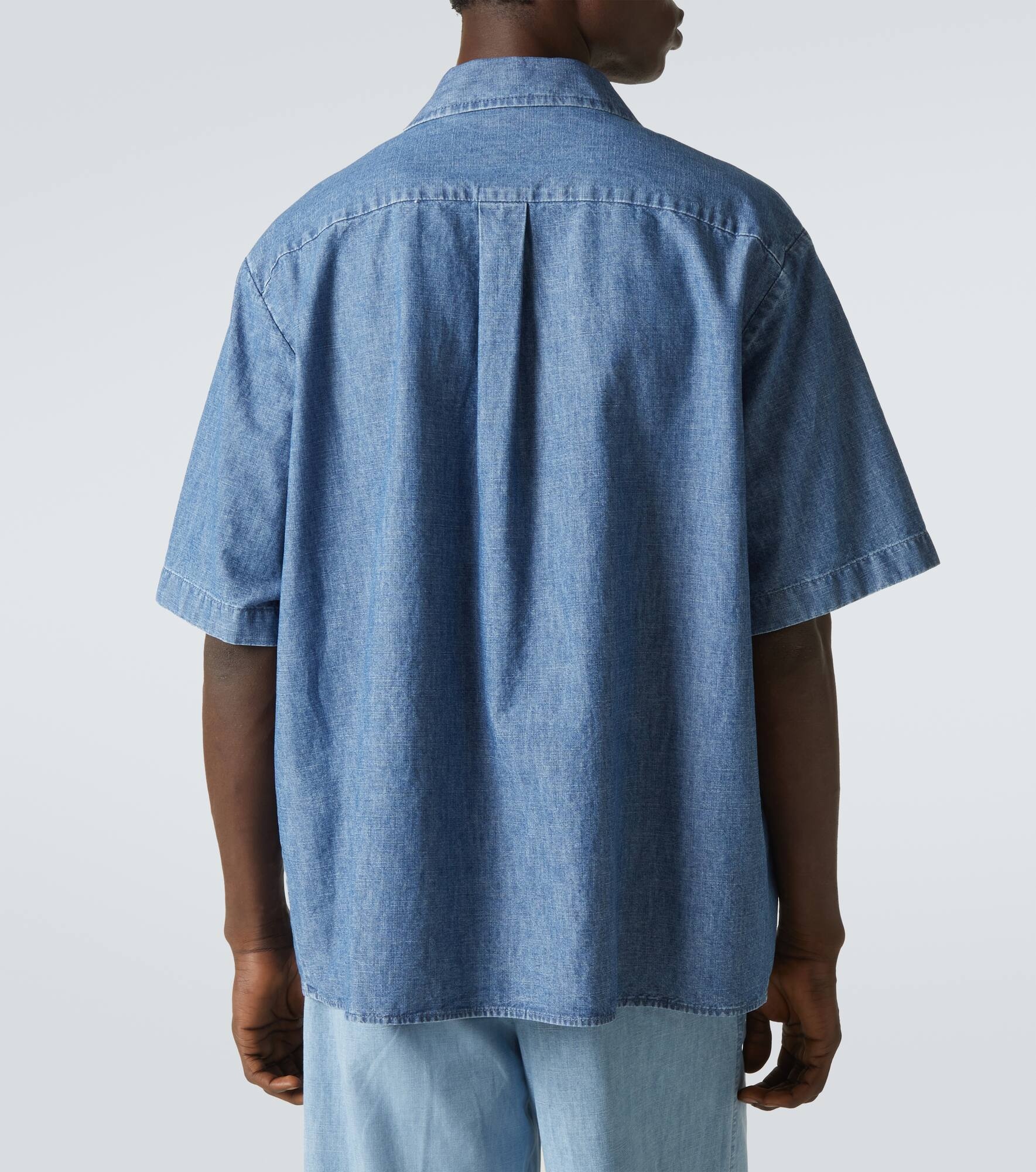 Denim bowling shirt - 4