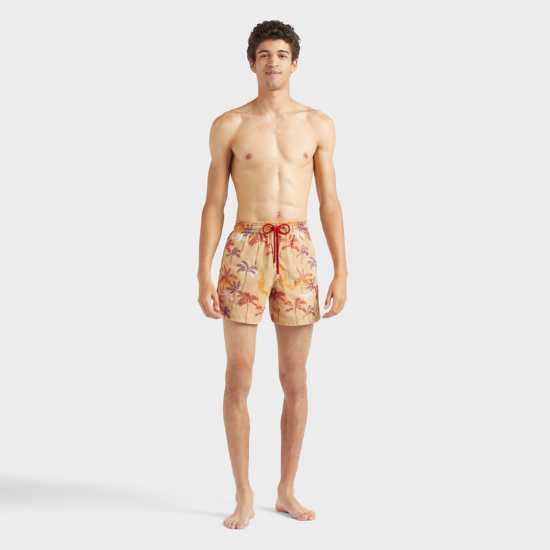 Vilebrequin Men Swim Trunks Embroidered Palm Offset - Limited Edition outlook