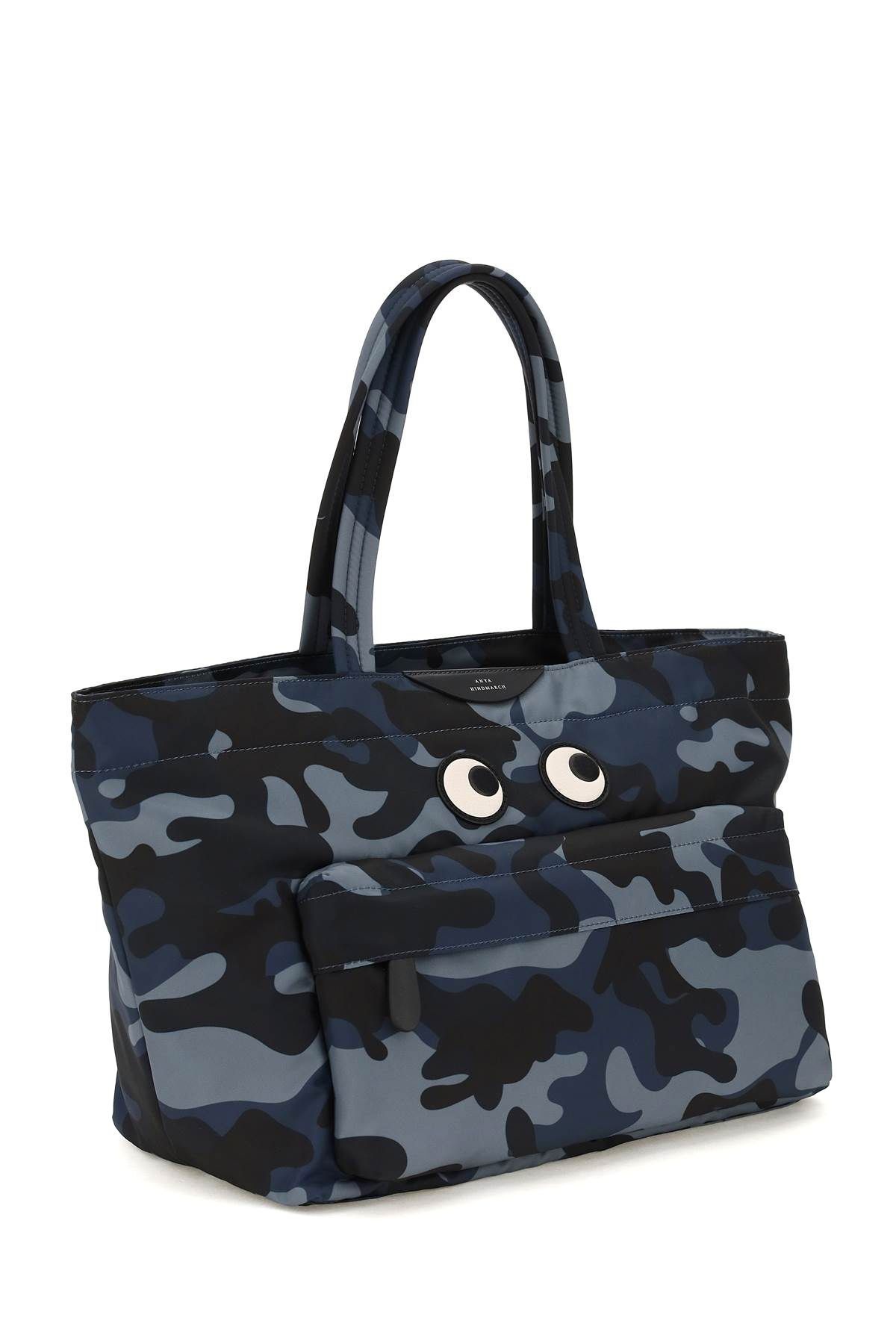 CAMOUFLAGE ECONYL EYES EAST/WEST TOTE BAG - 3