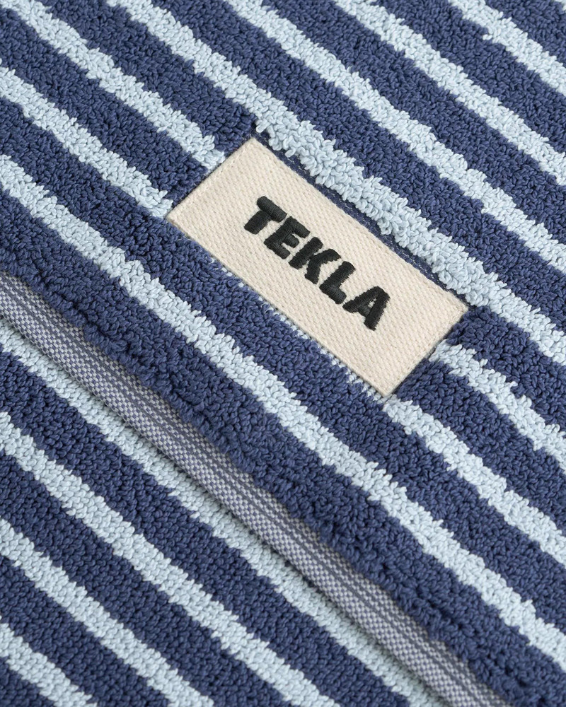 TEKLA Tekla Terry Bath Mat River Stripes outlook