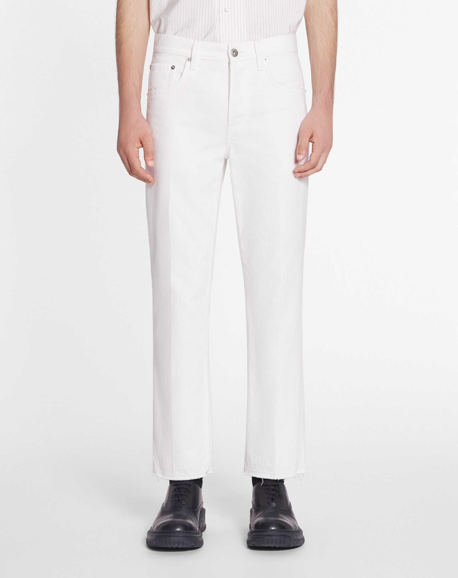5-POCKET STRAIGHT-LEG PANTS - 3
