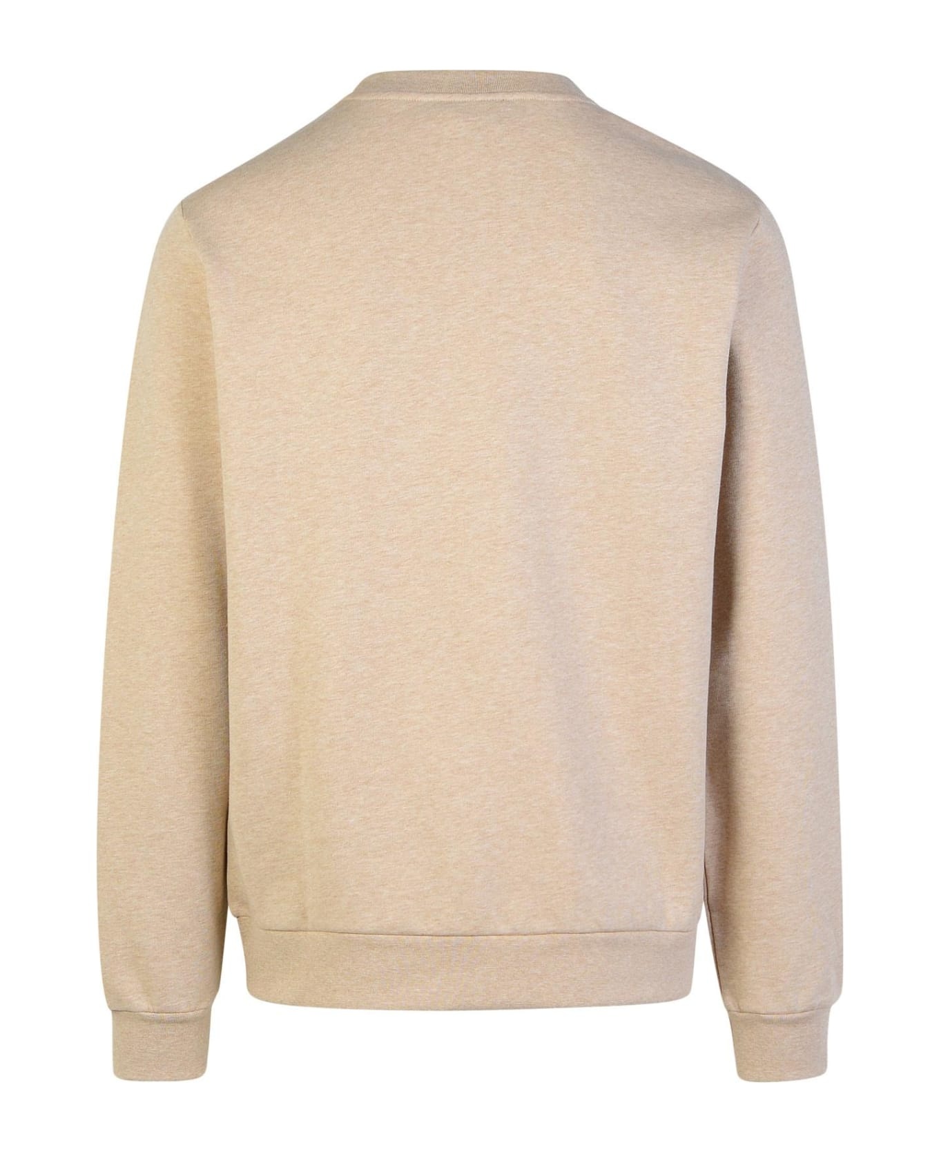 'rue Madame' Beige Cotton Sweatshirt - 3