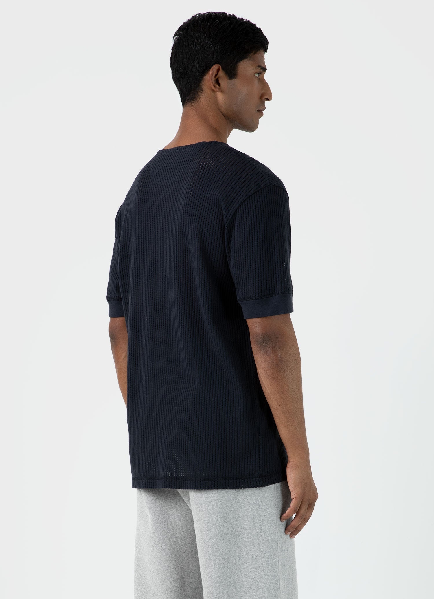 Sunspel x Nigel Cabourn Mesh Henley - 5