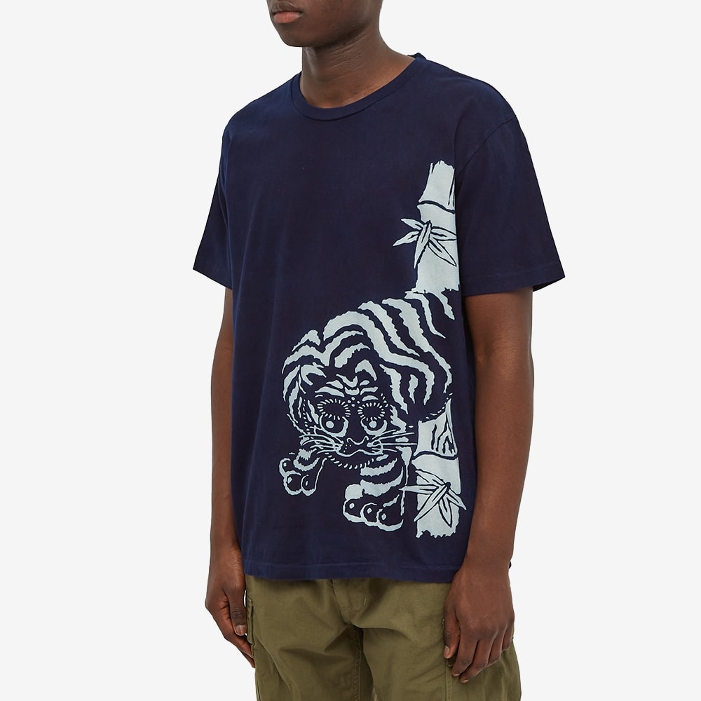 Blue Blue Japan Bamboo Tiger Tee - 2