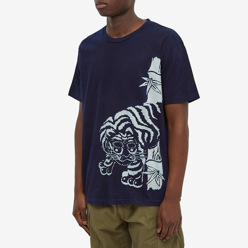 Blue Blue Japan Bamboo Tiger Tee 2