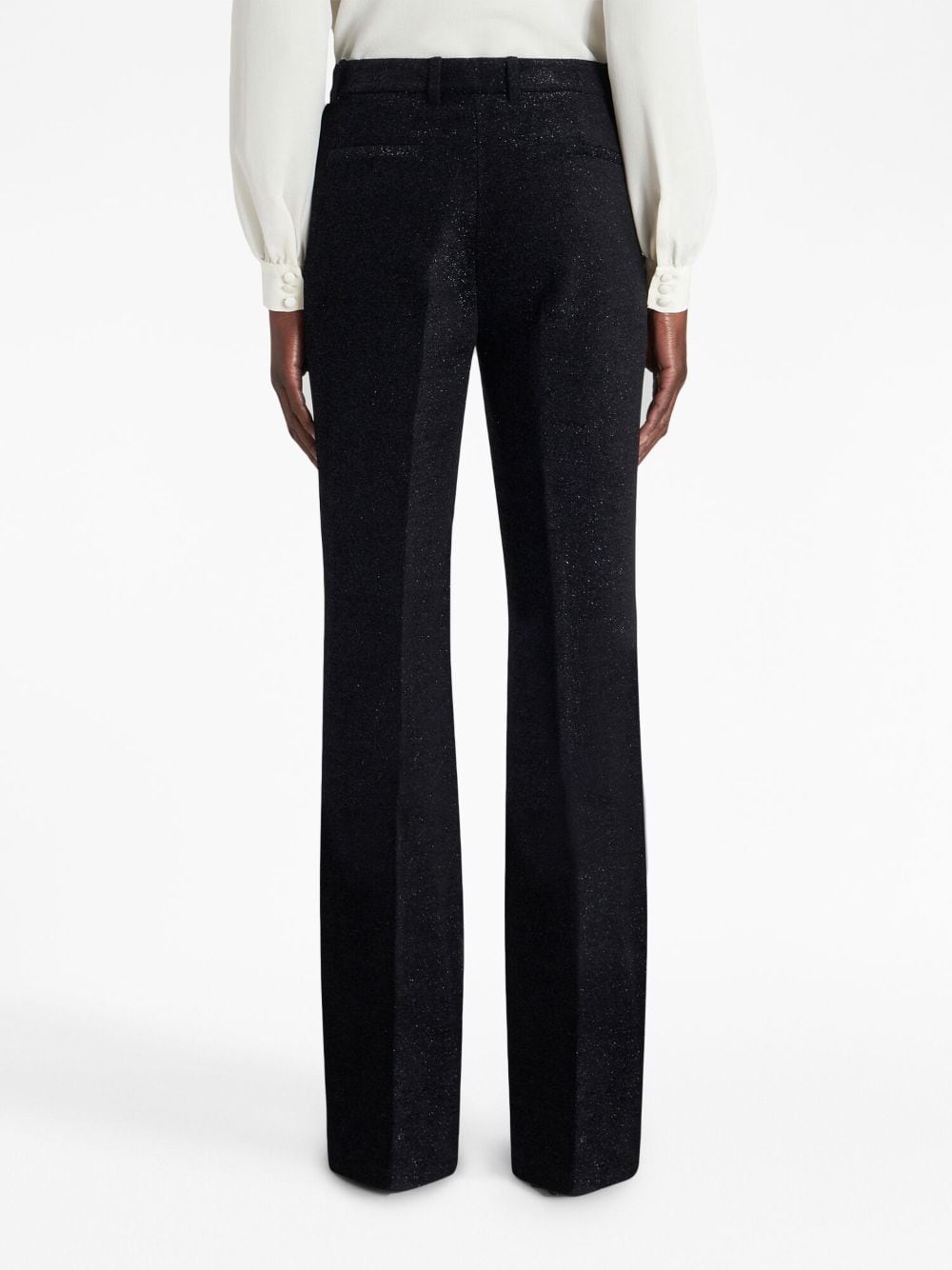 glittered tailored trousers - 4