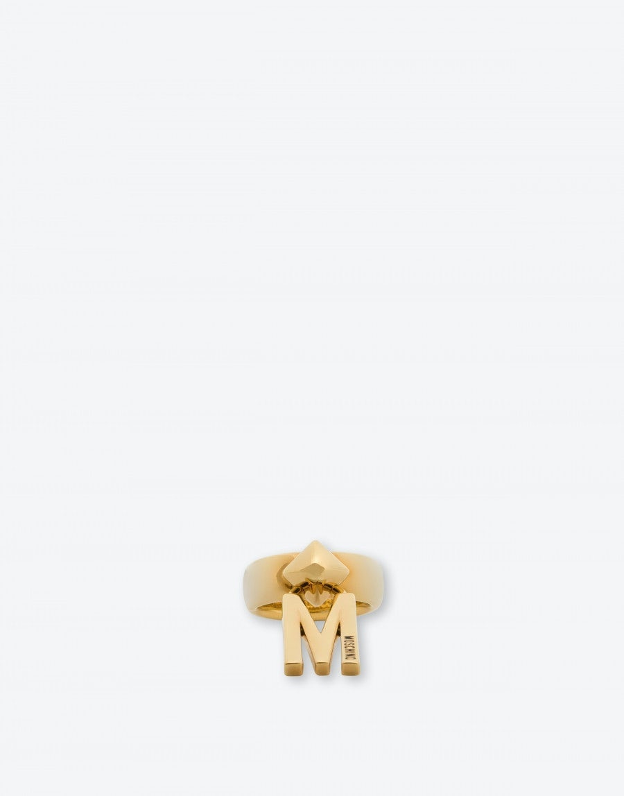 RING WITH M CHARM - 1