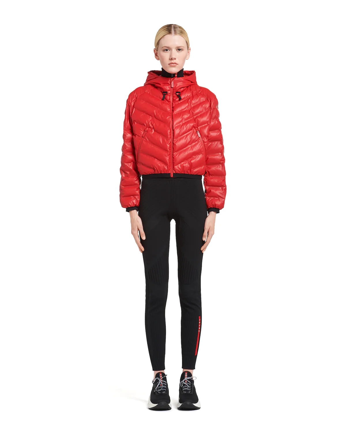 Light Nylon hooded puffer jacket - 2