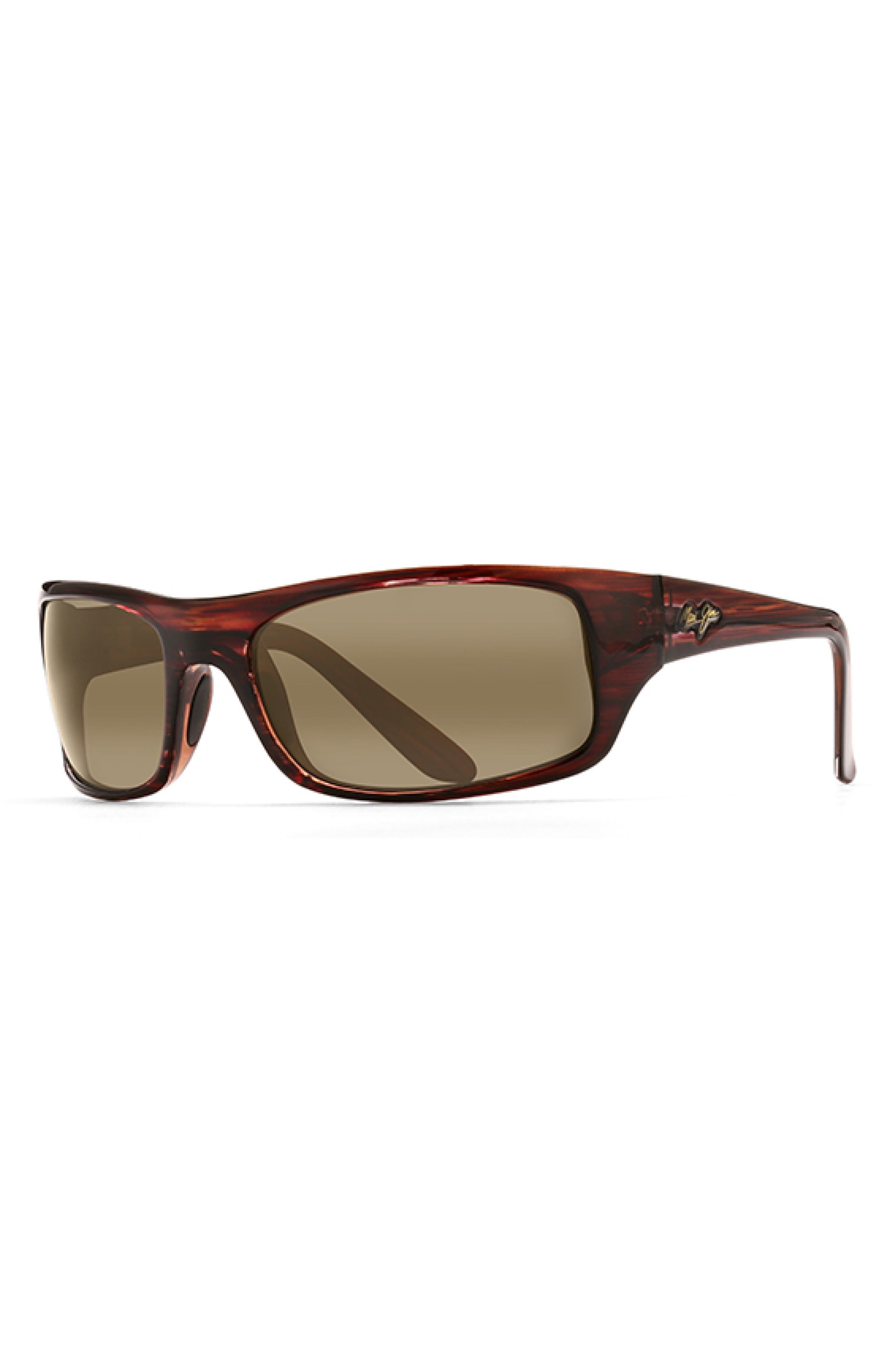 Maui Jim Peahi 65mm Polarized Sport Sunglasses in Brown at Nordstrom - 2