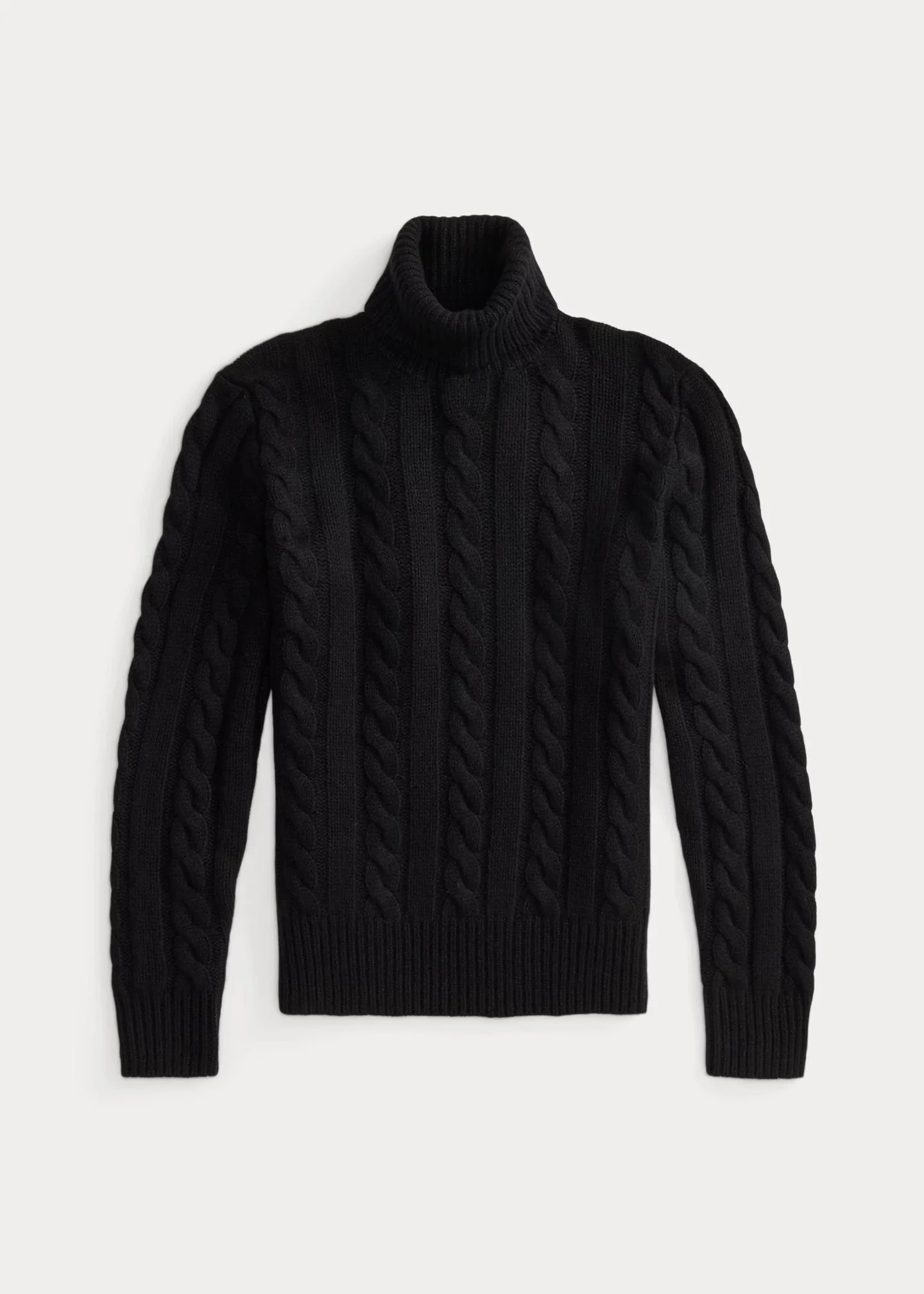 Cable-Knit Wool-Cashmere Sweater - 1