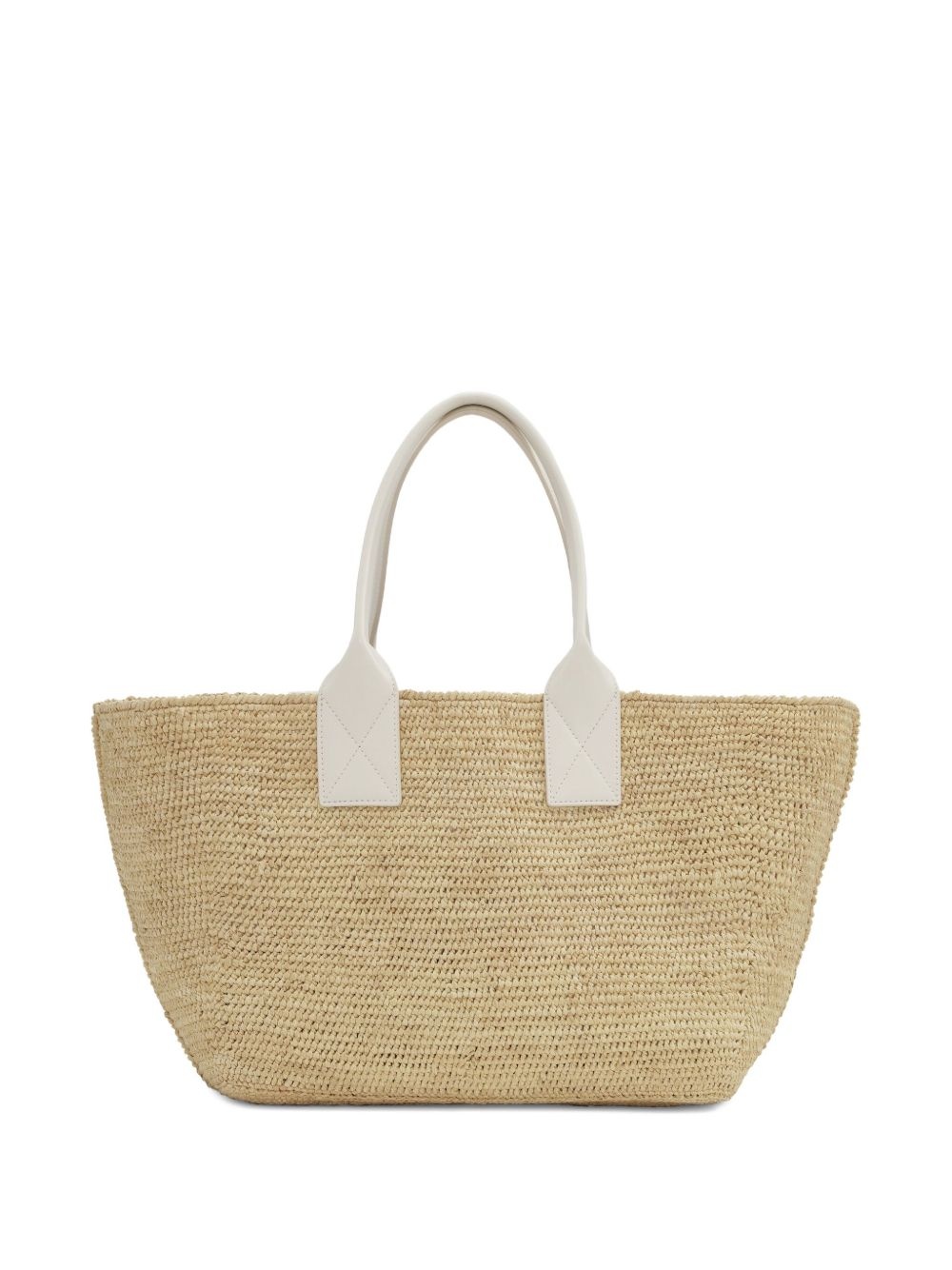 medium raffia tote bag - 5
