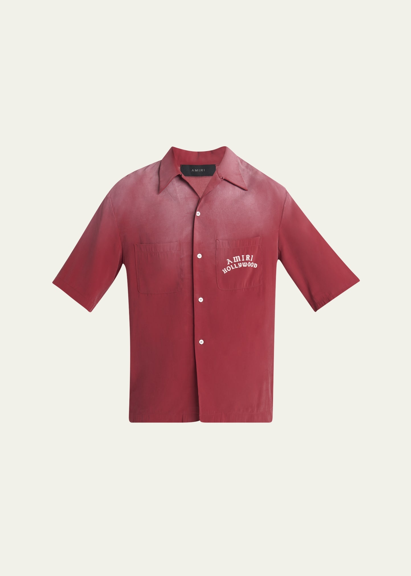 Men's Hollywood Logo Bowling Shirt - 1