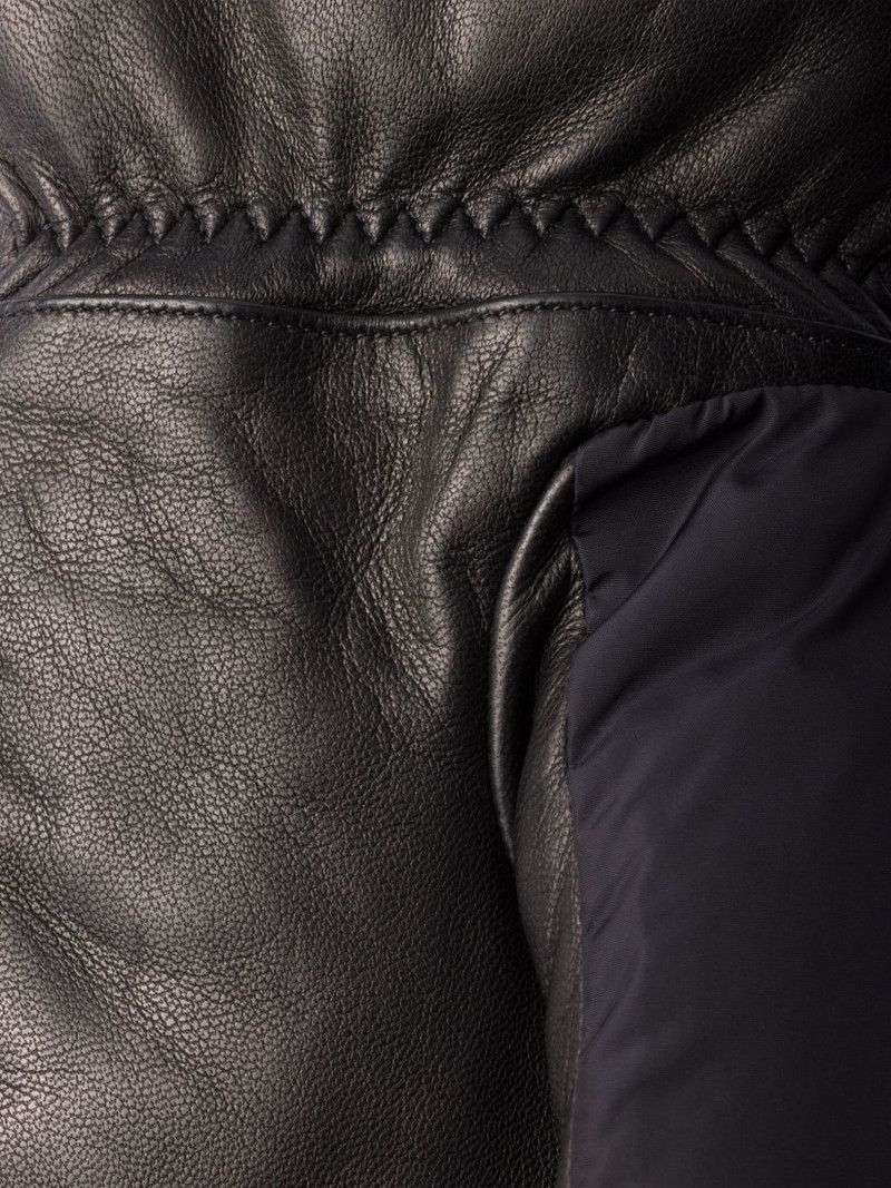Prada triangle-logo gloves outlook